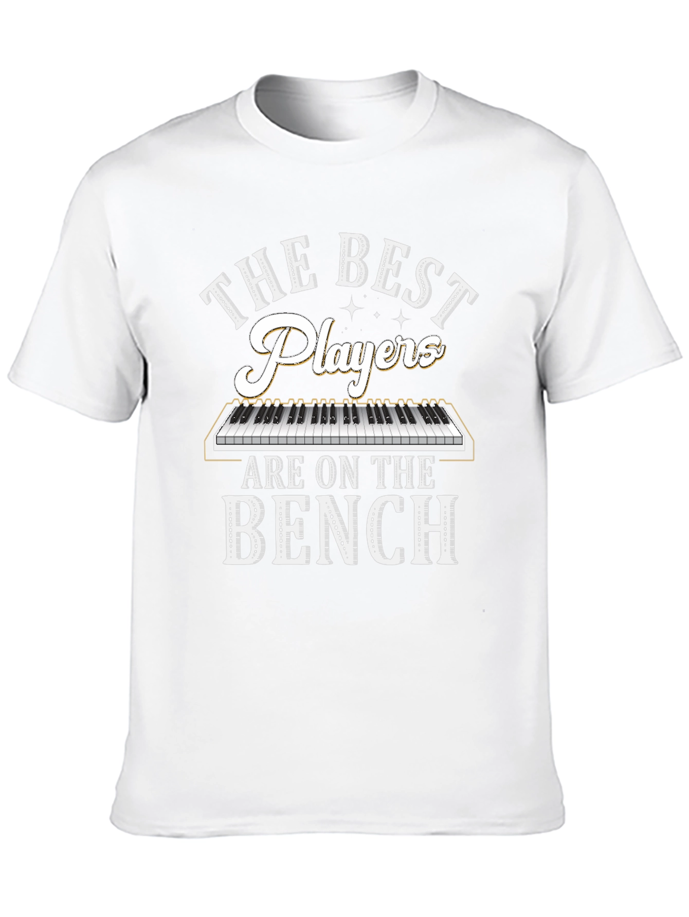 Best Players Bench Piano T-Shirt