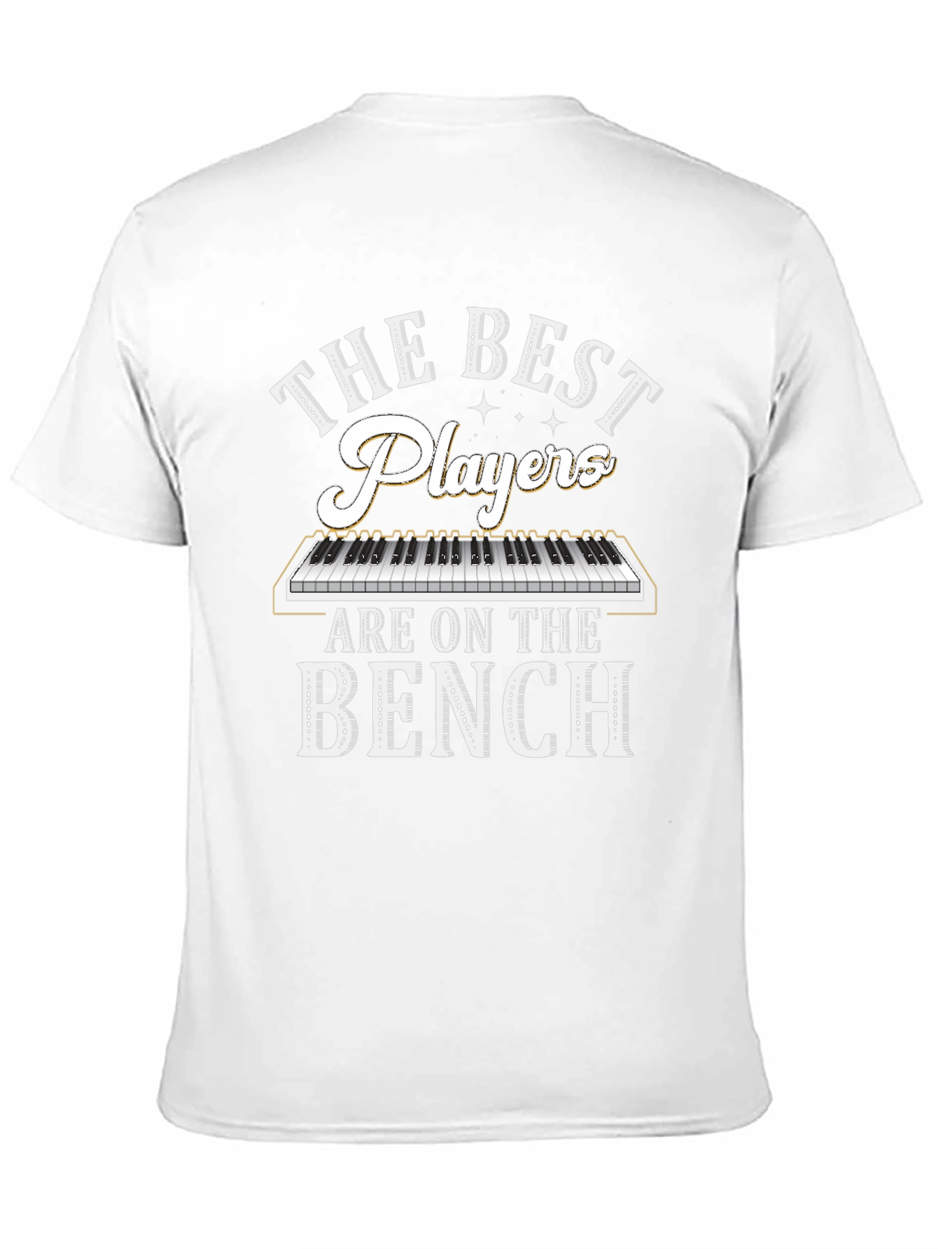 Best Players Bench Piano T-Shirt