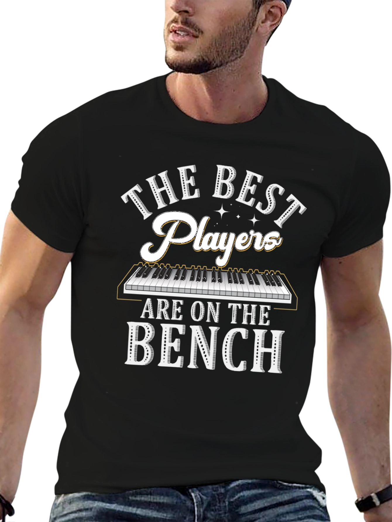 Best Players Bench Piano T-Shirt