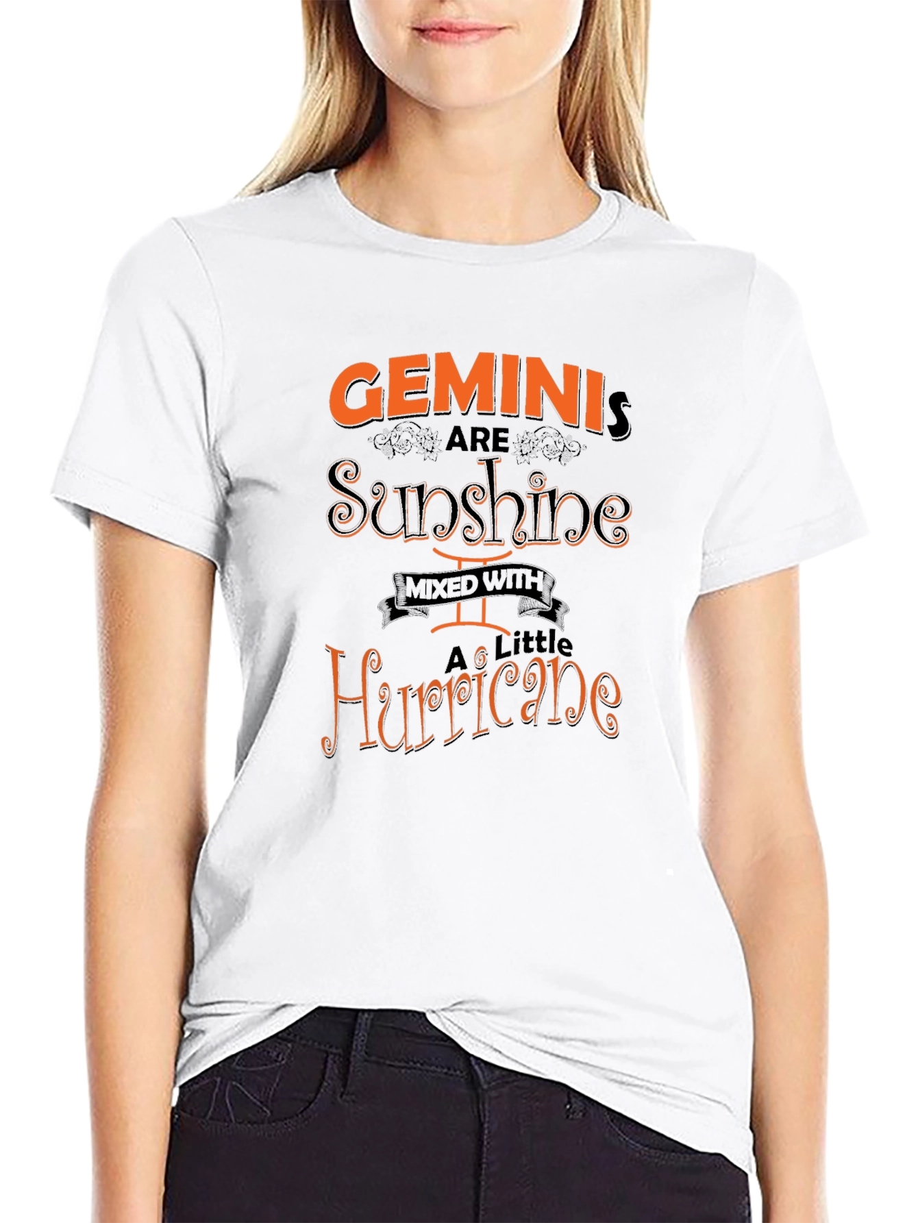 Gemini Sunshine Hurricane Graphic Tee