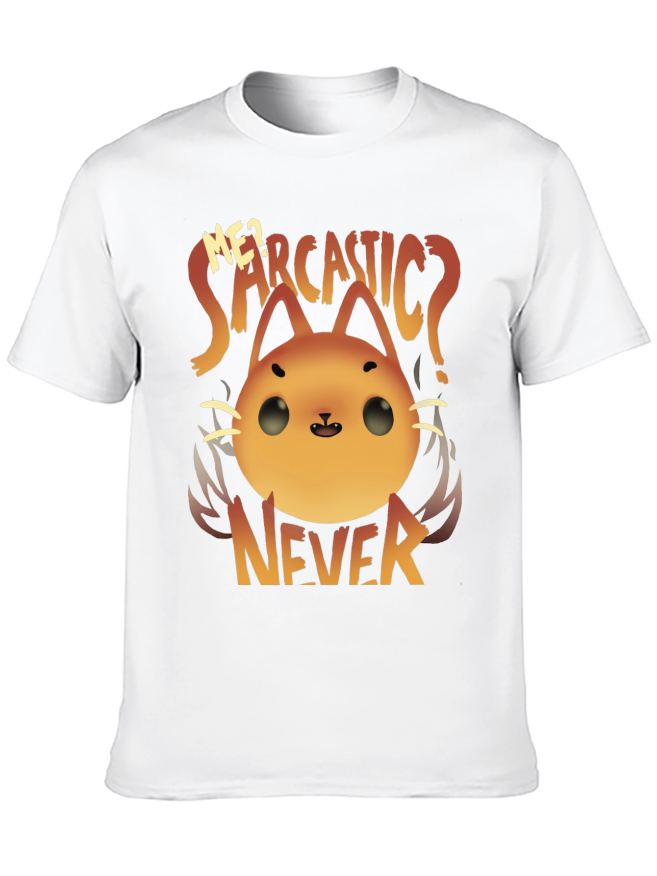Sarcastic Cat T-Shirt - Funny Graphic Tee