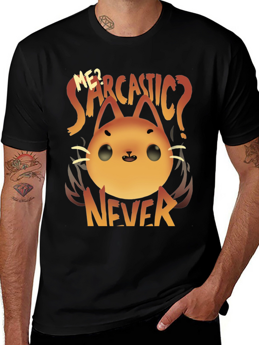 Sarcastic Cat T-Shirt - Funny Graphic Tee