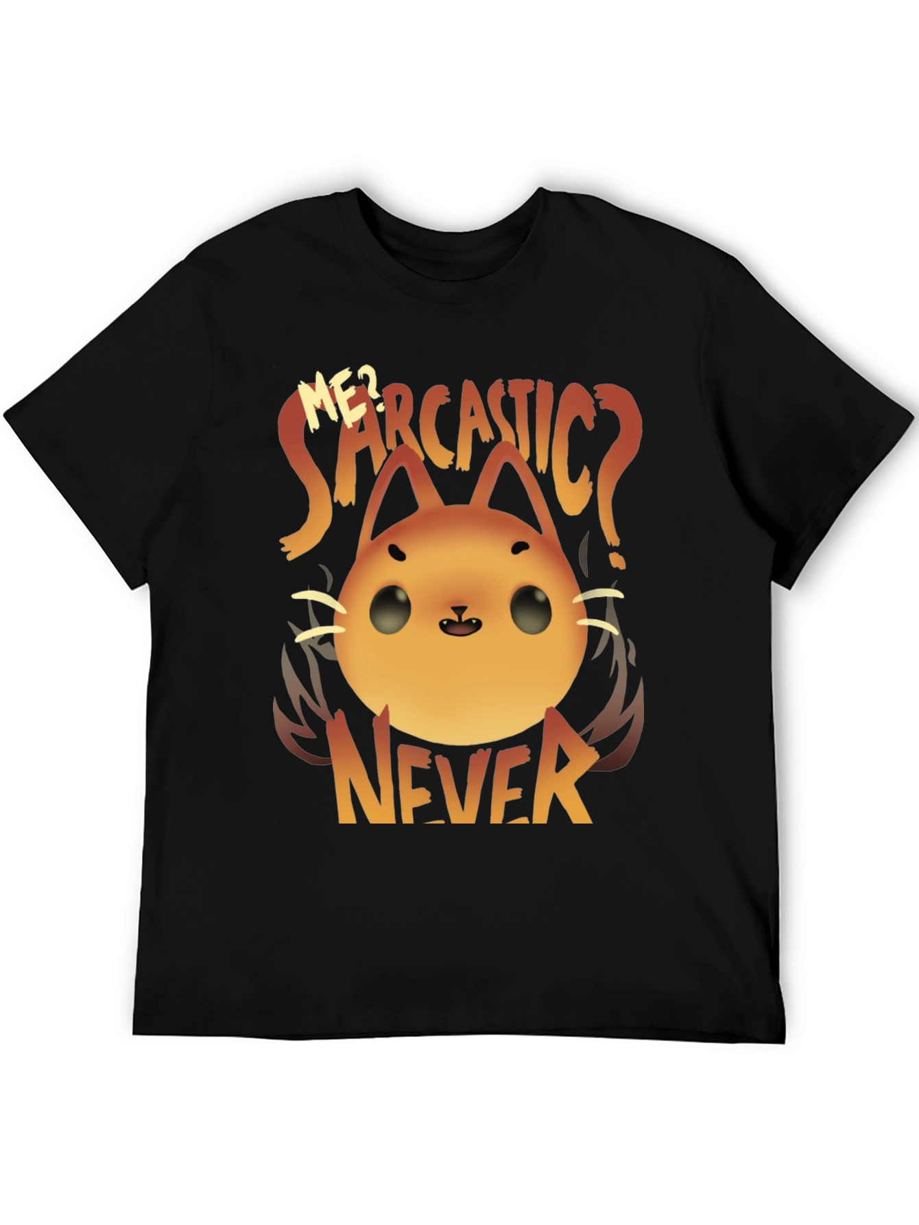 Sarcastic Cat T-Shirt - Funny Graphic Tee