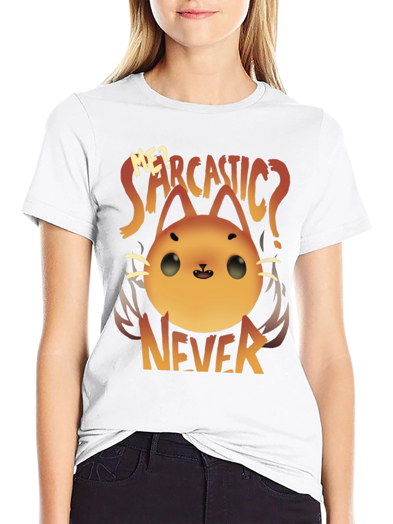 Sarcastic Cat T-Shirt - Funny Graphic Tee