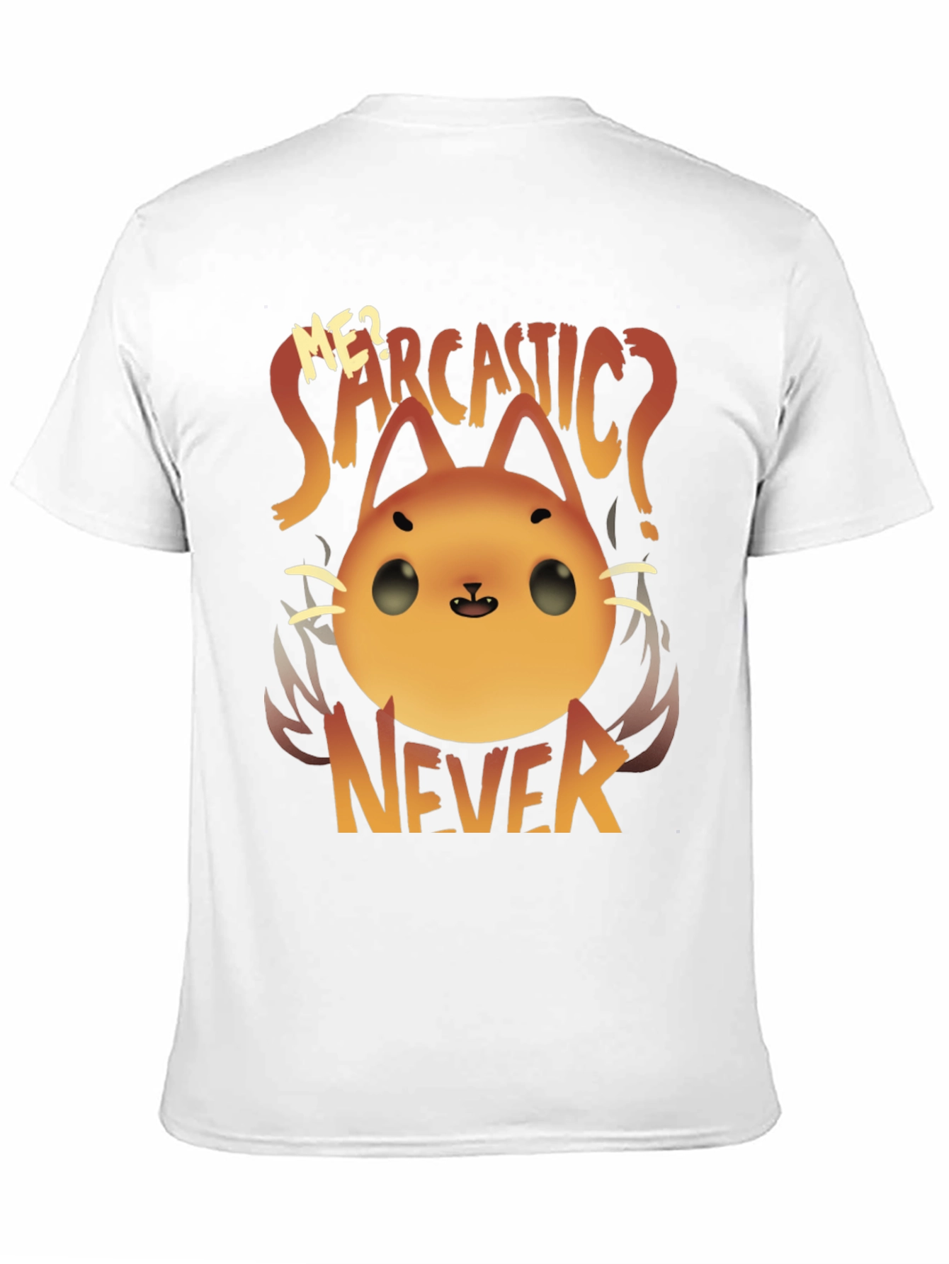 Sarcastic Cat T-Shirt - Funny Graphic Tee