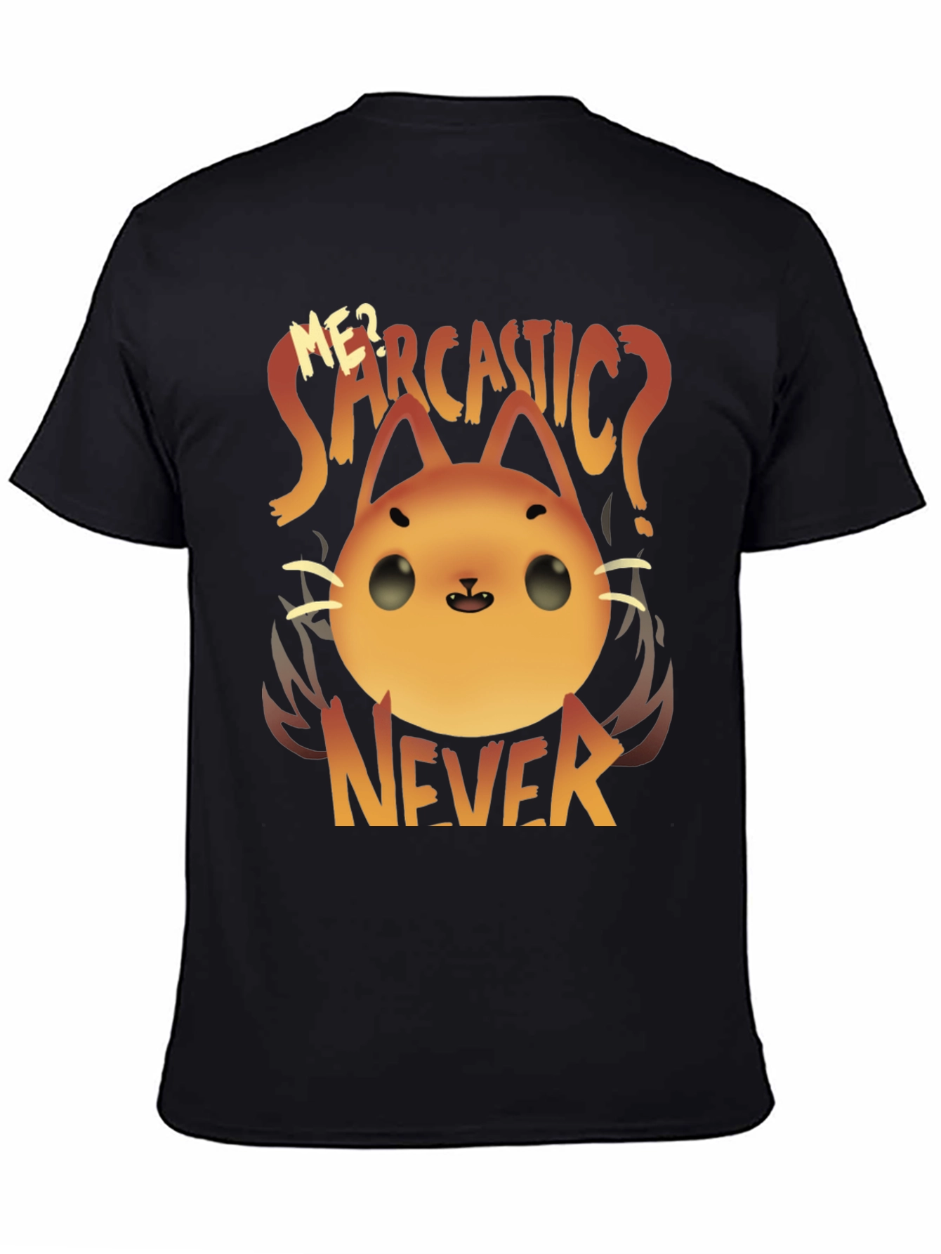 Sarcastic Cat T-Shirt - Funny Graphic Tee