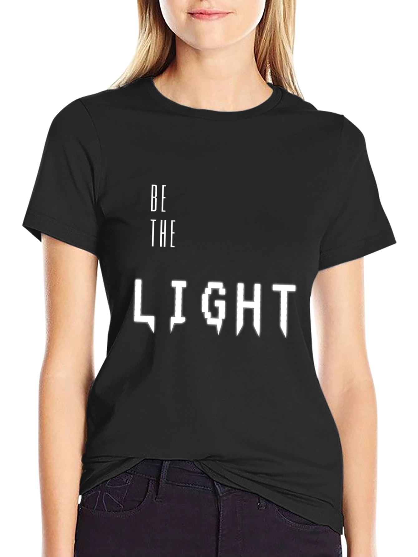 Be The Light Black T-Shirt