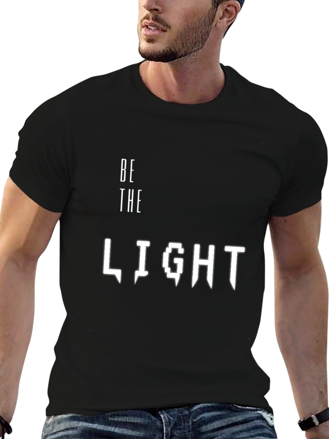 Be The Light Black T-Shirt