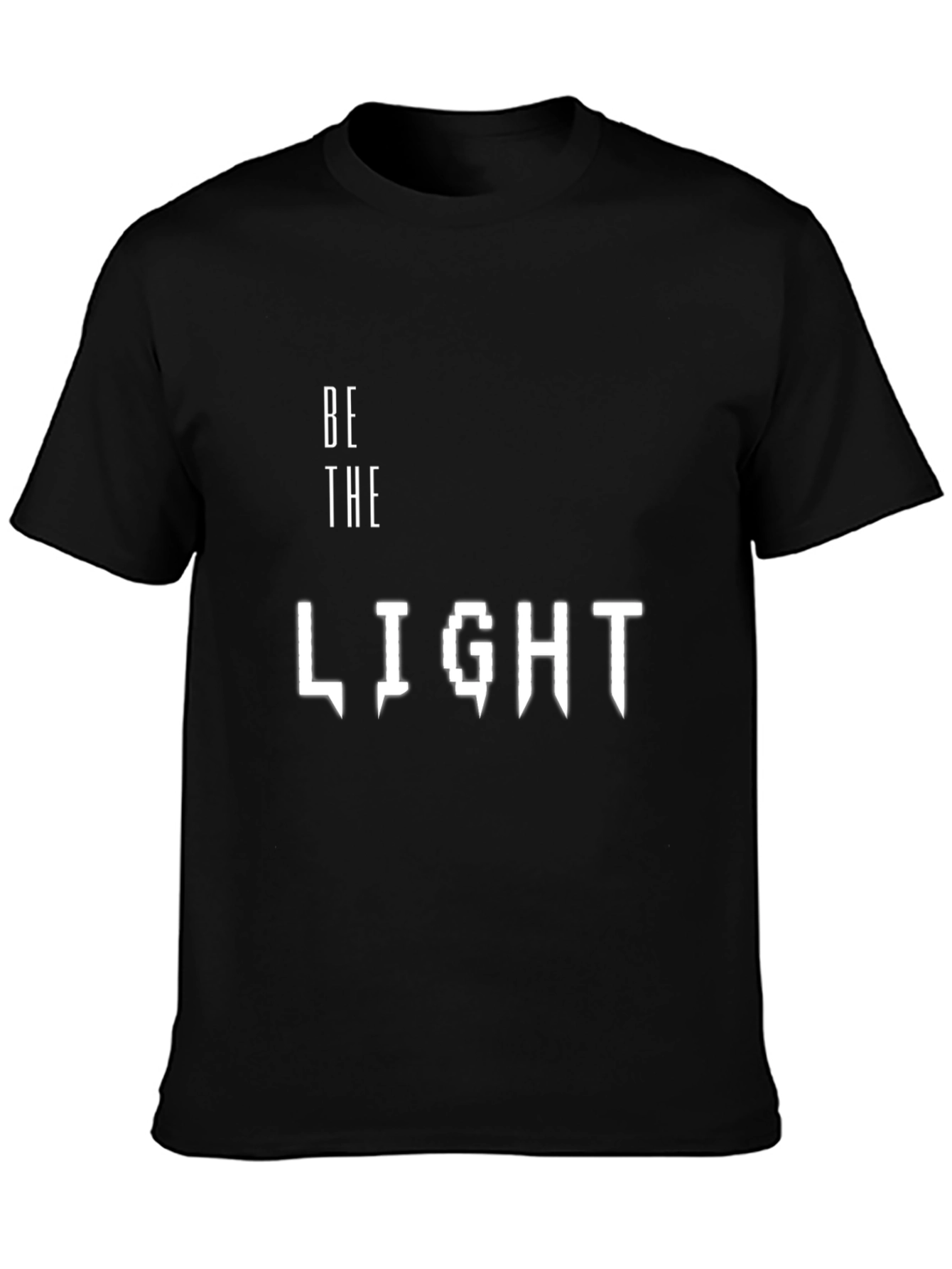 Be The Light Black T-Shirt