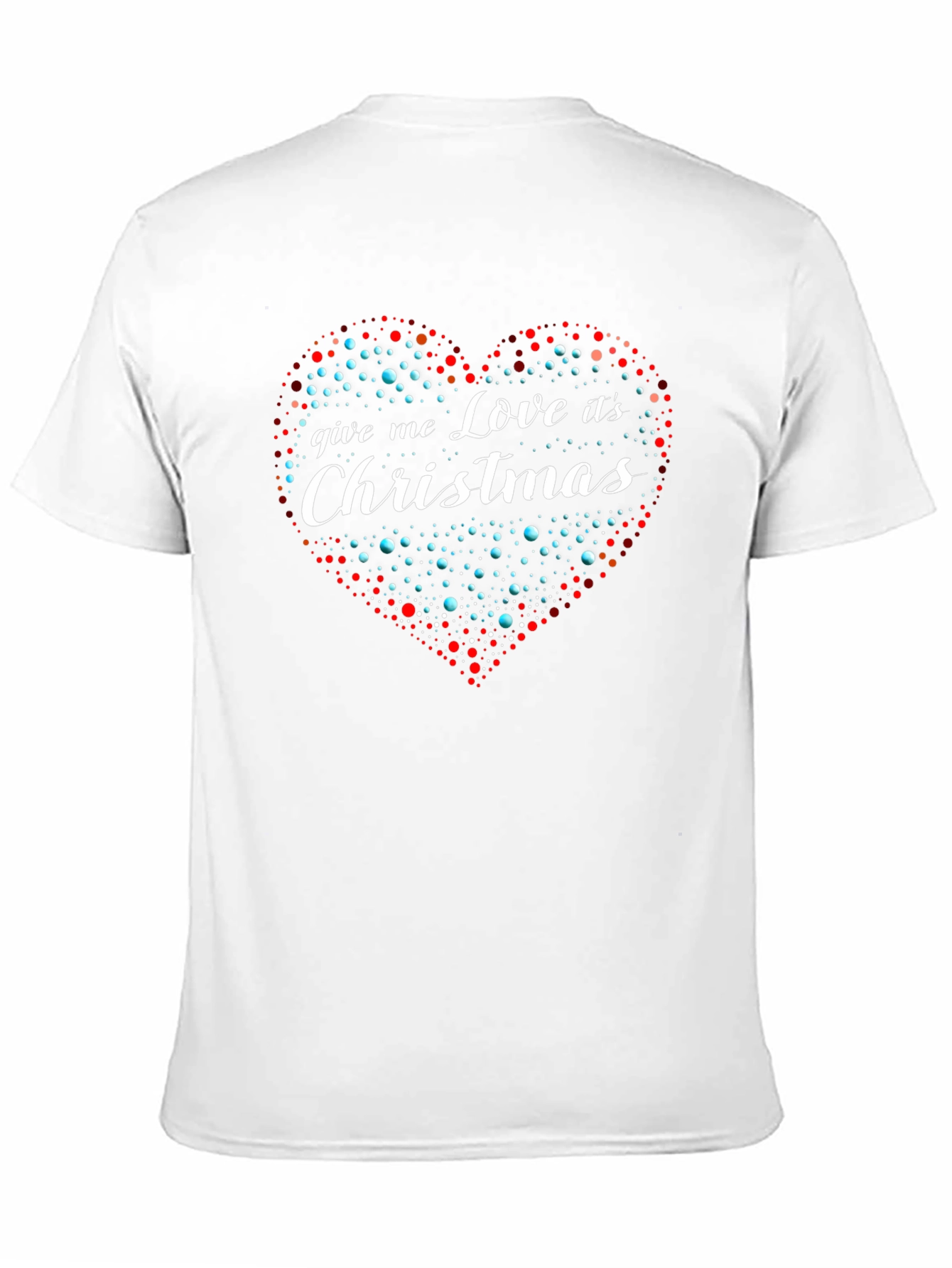 Love Christmas T-Shirt Heart Graphic Tee