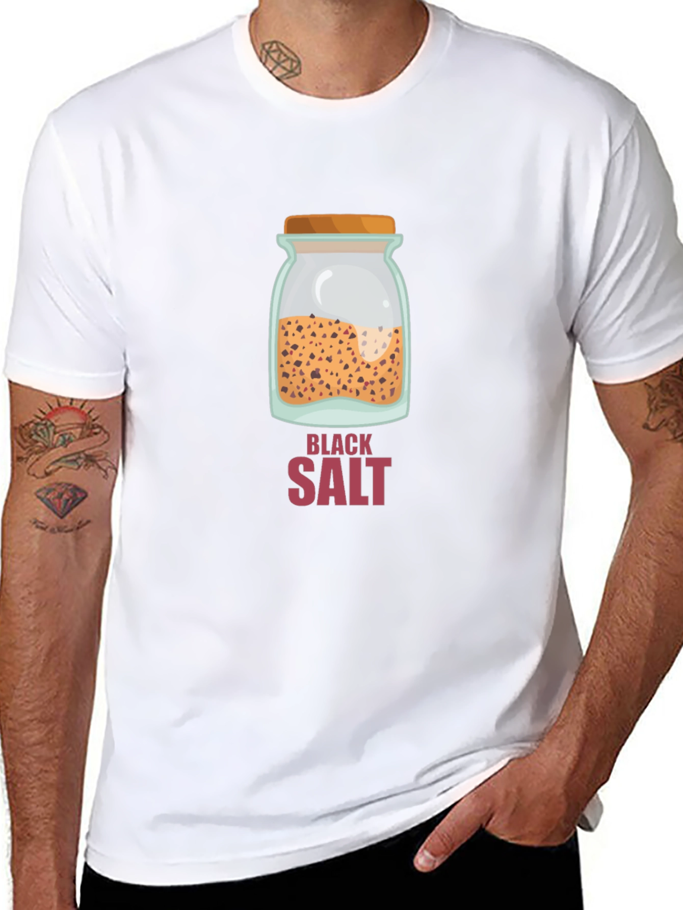 Black Salt Graphic T-Shirt