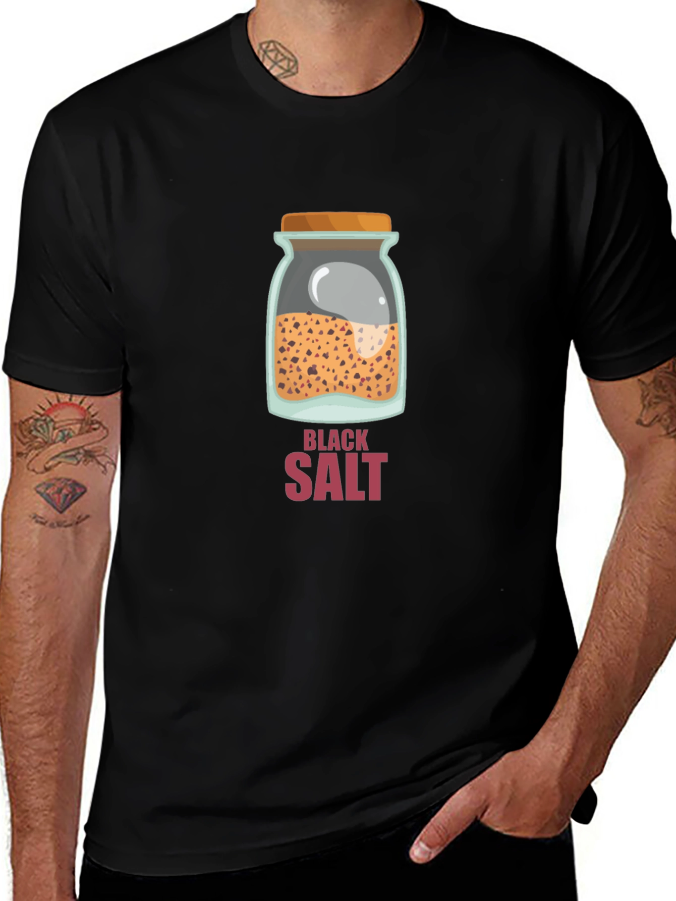 Black Salt Graphic T-Shirt