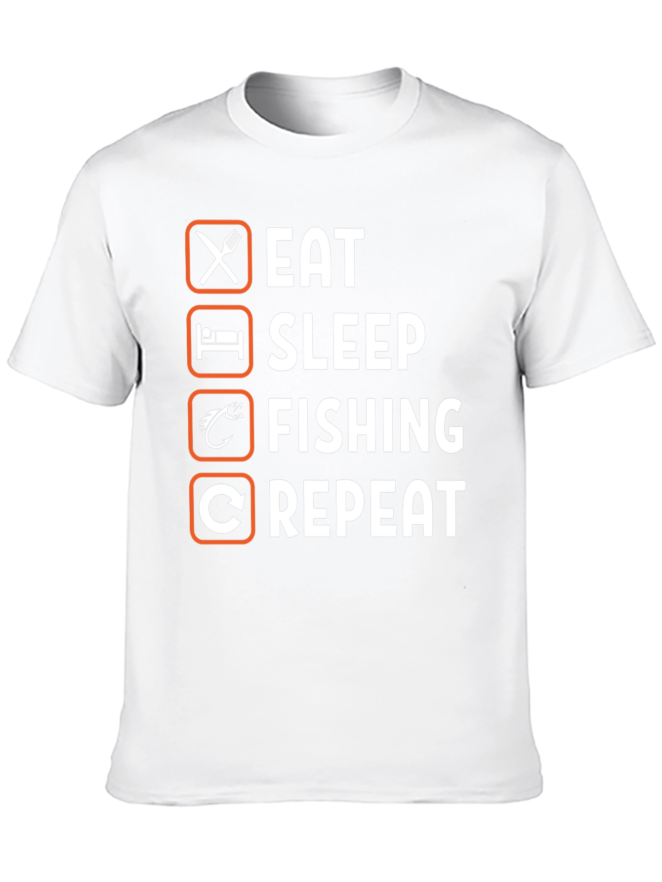 Eat Sleep Fishing Repeat T-Shirt Angler Gift