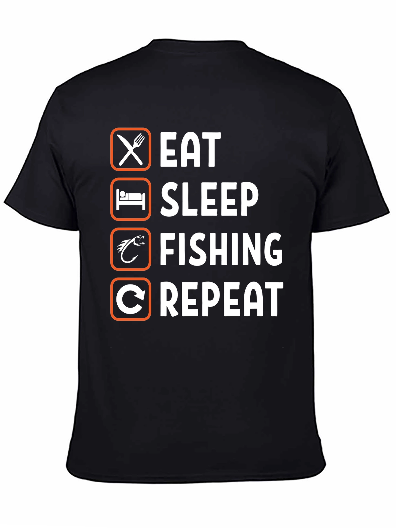 Eat Sleep Fishing Repeat T-Shirt Angler Gift