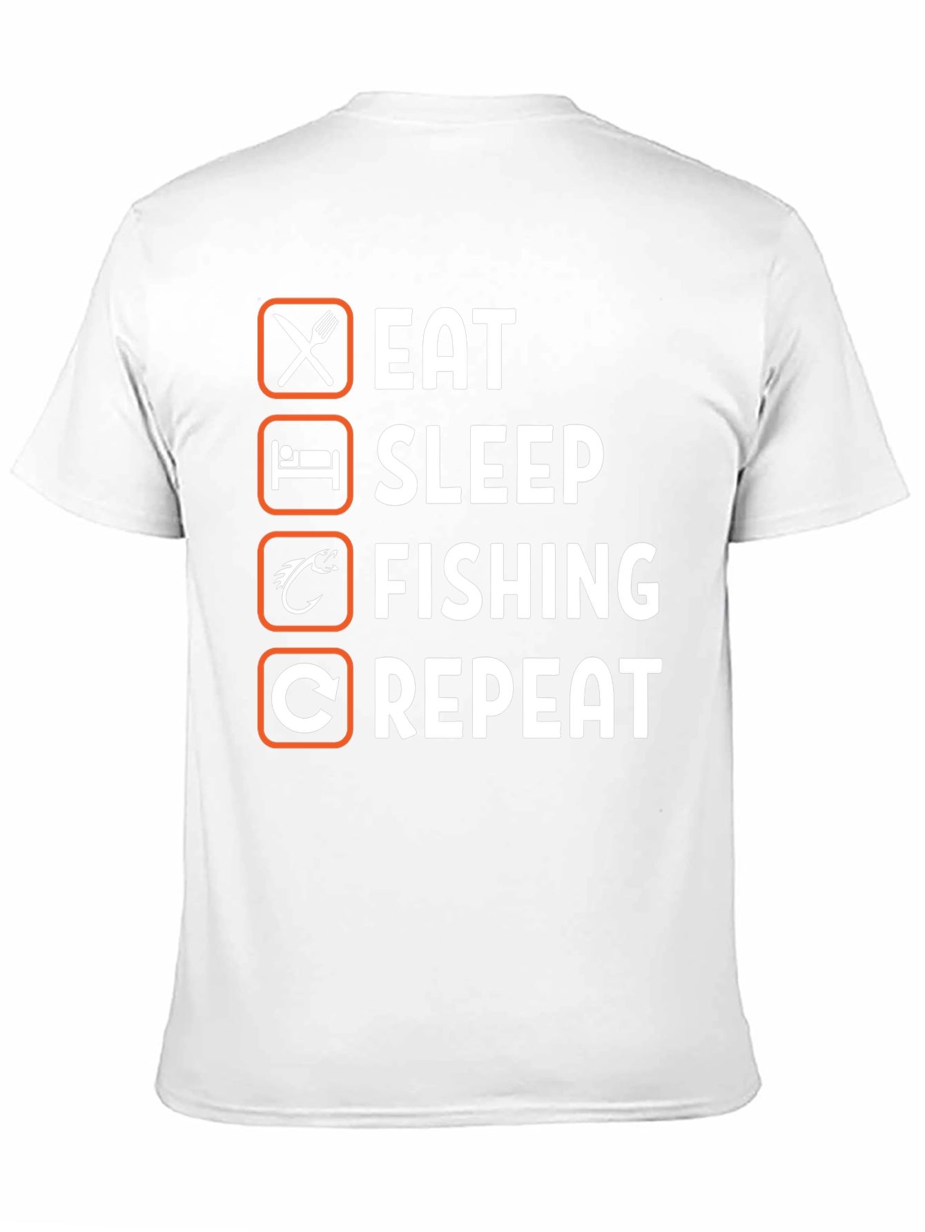 Eat Sleep Fishing Repeat T-Shirt Angler Gift