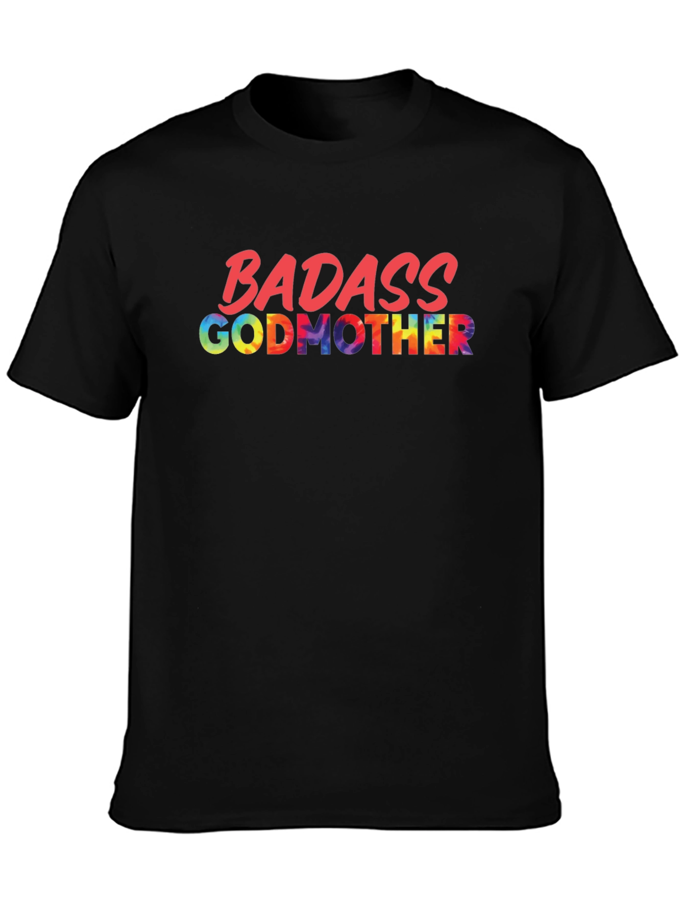 Badass Godmother Graphic Tee - Stylish Black Shirt