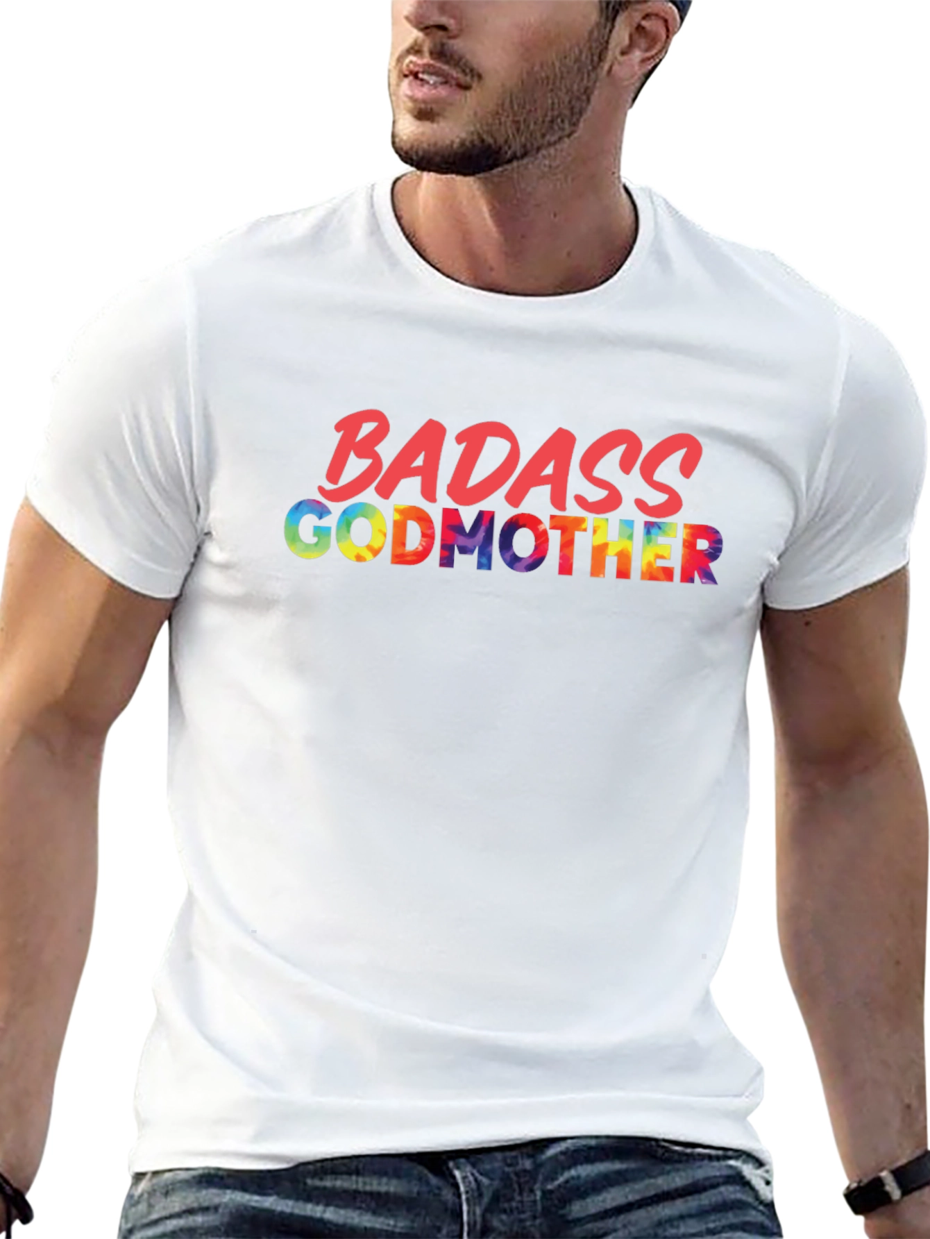 Badass Godmother Graphic Tee - Stylish Black Shirt
