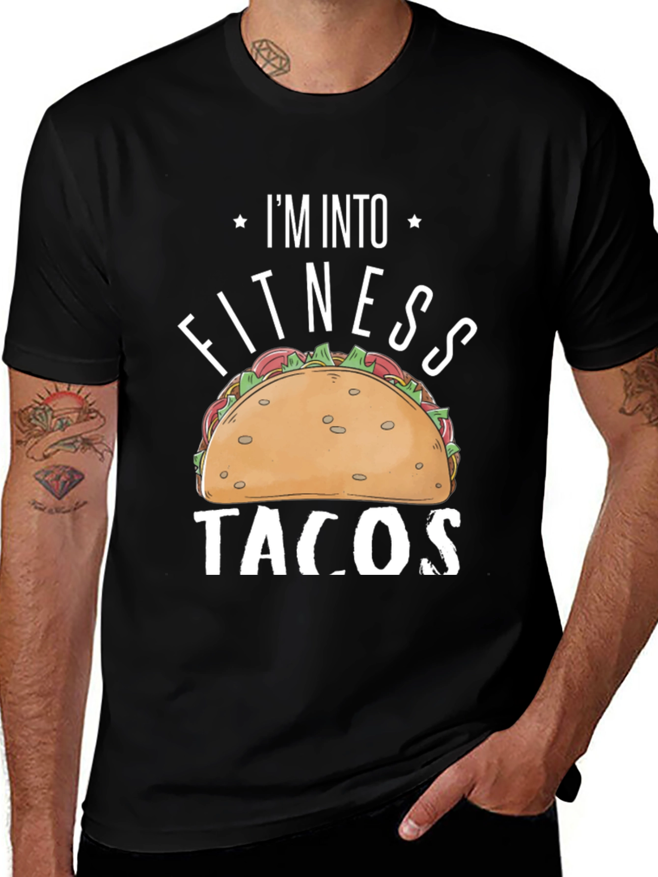 Im Into Fitness Tacos Graphic Tee