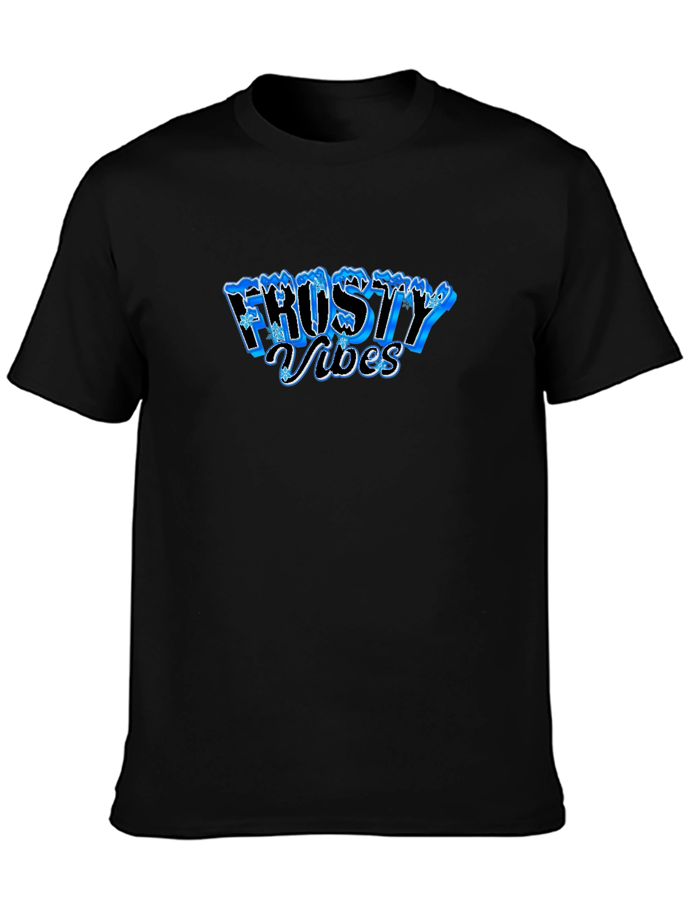 Frosty Vibes Black T-Shirt