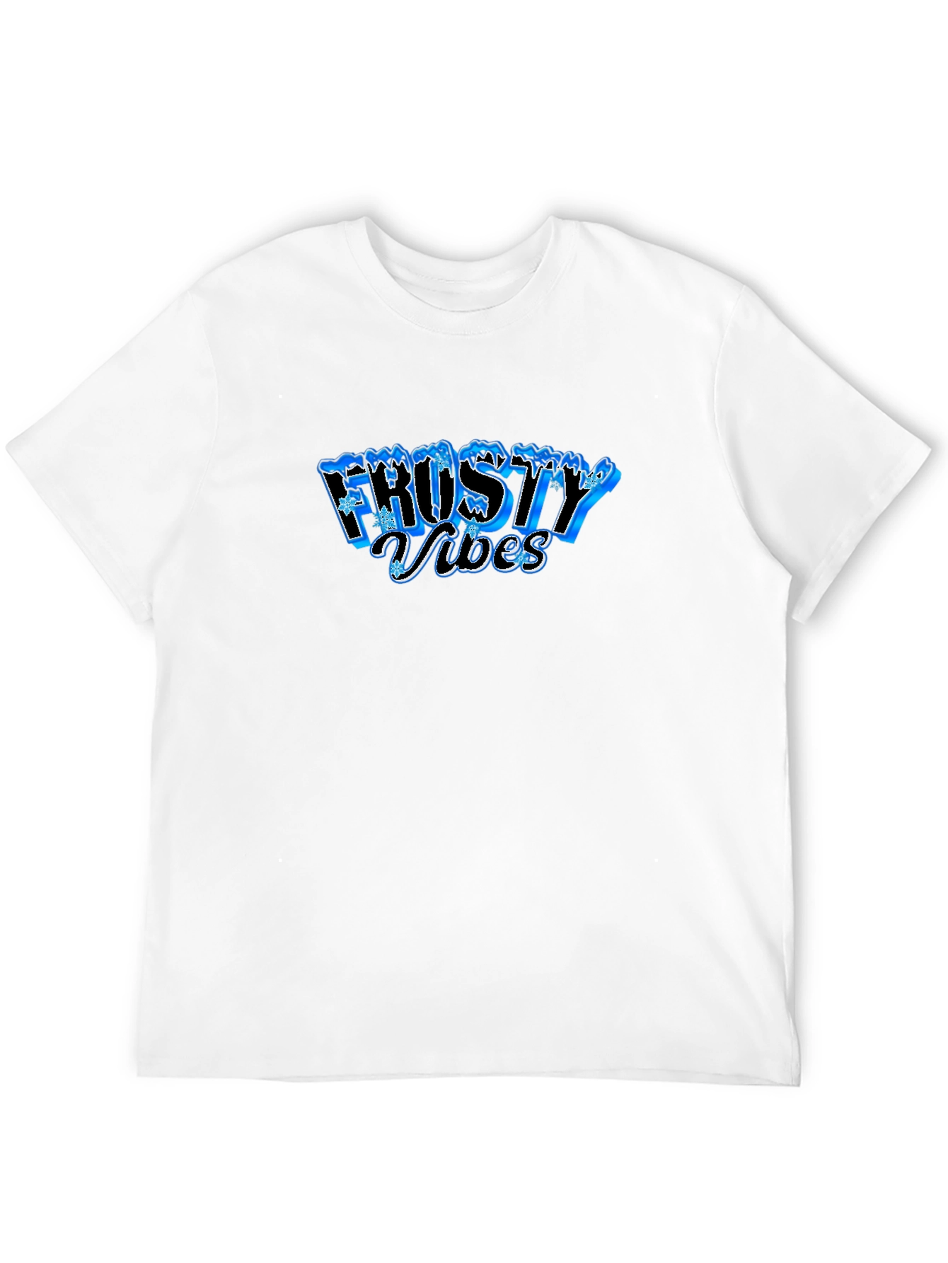 Frosty Vibes Black T-Shirt
