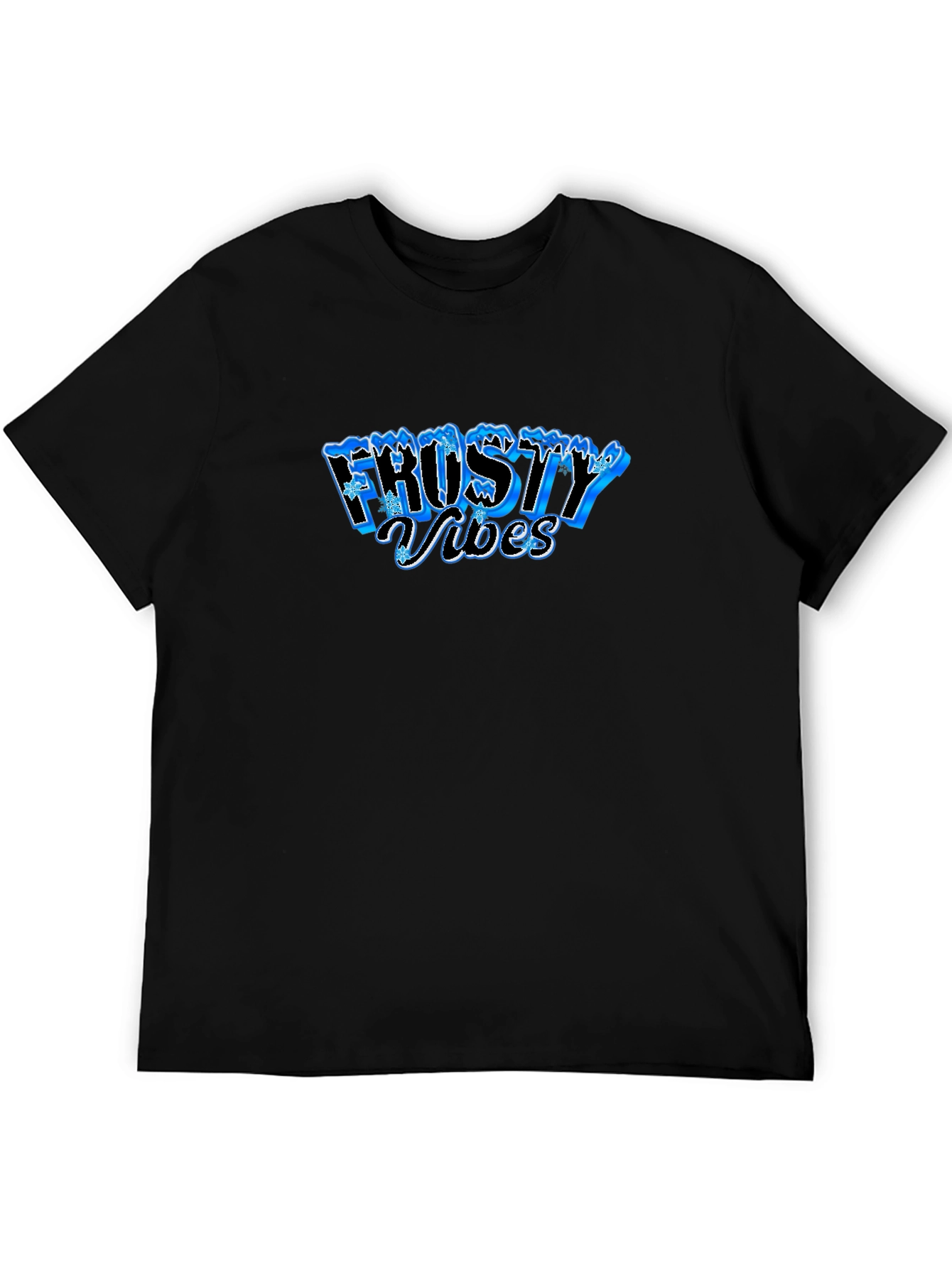 Frosty Vibes Black T-Shirt