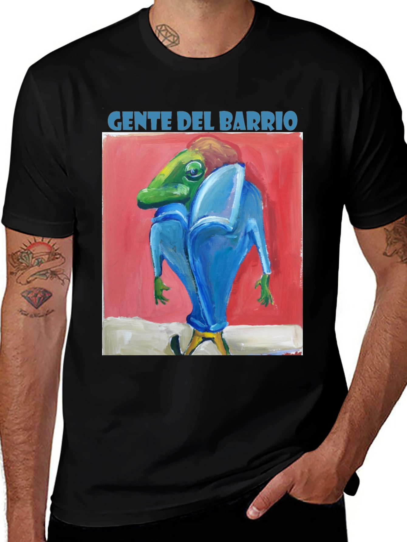 Gente Del Barrio T-Shirt - Unique Graphic Tee