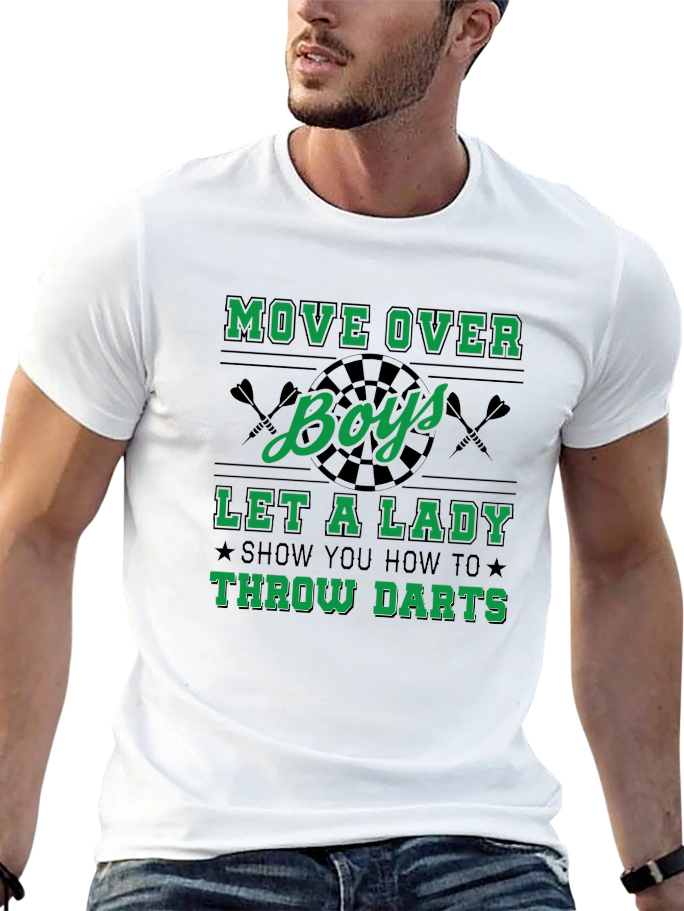 Move Over Boys Darts T-Shirt