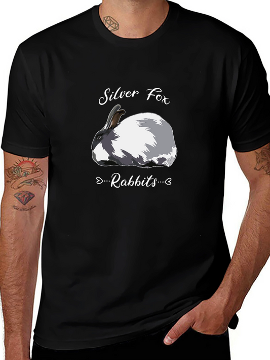 Silver Fox Rabbits Graphic T-Shirt