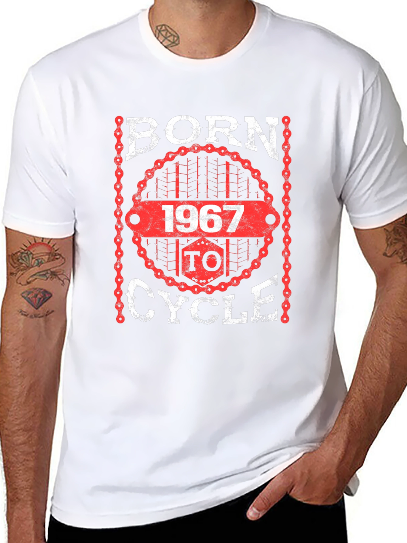 Born 1967 To Cycle T-Shirt