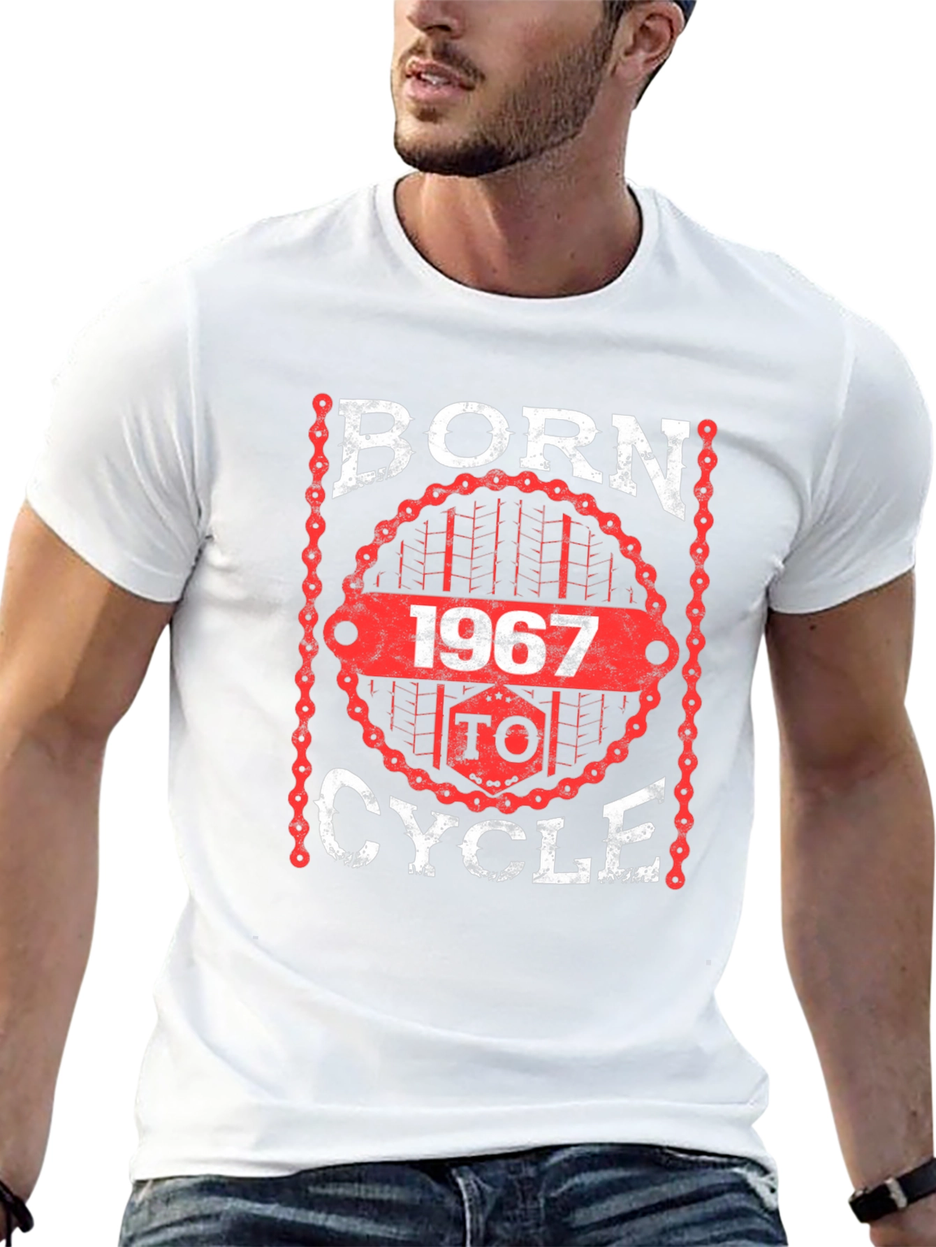 Born 1967 To Cycle T-Shirt
