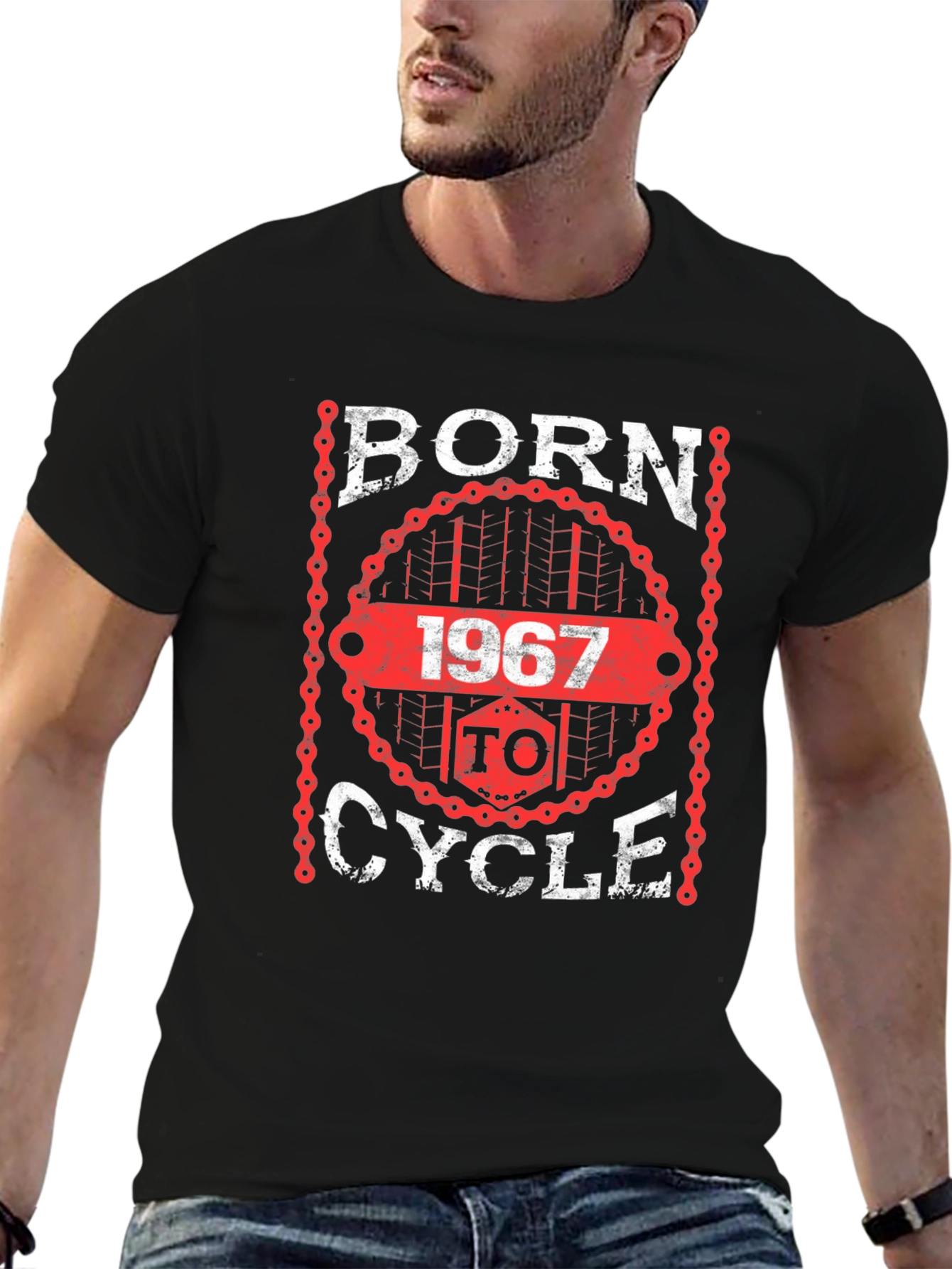 Born 1967 To Cycle T-Shirt