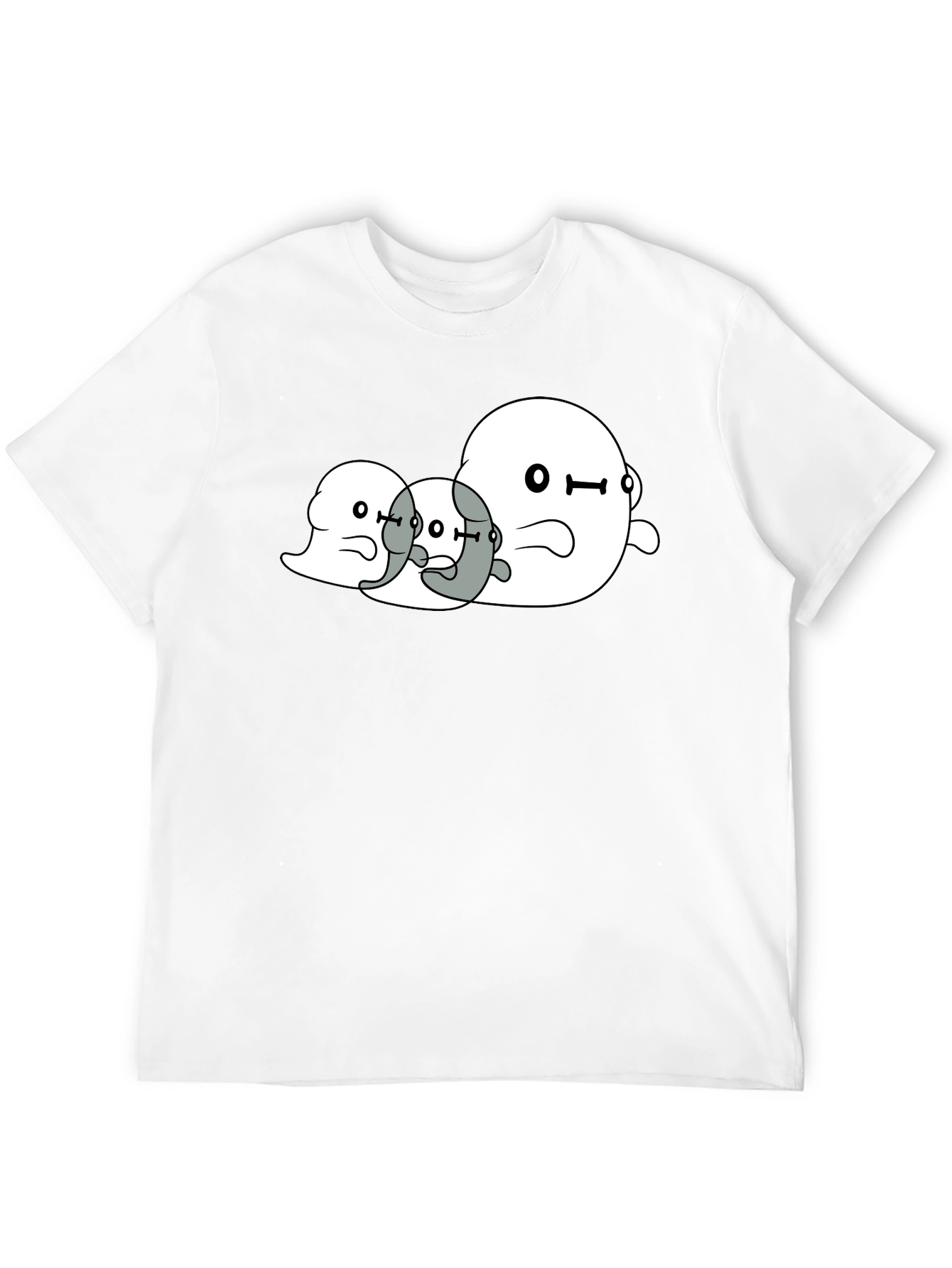 Ghost Trio Graphic Black T-Shirt