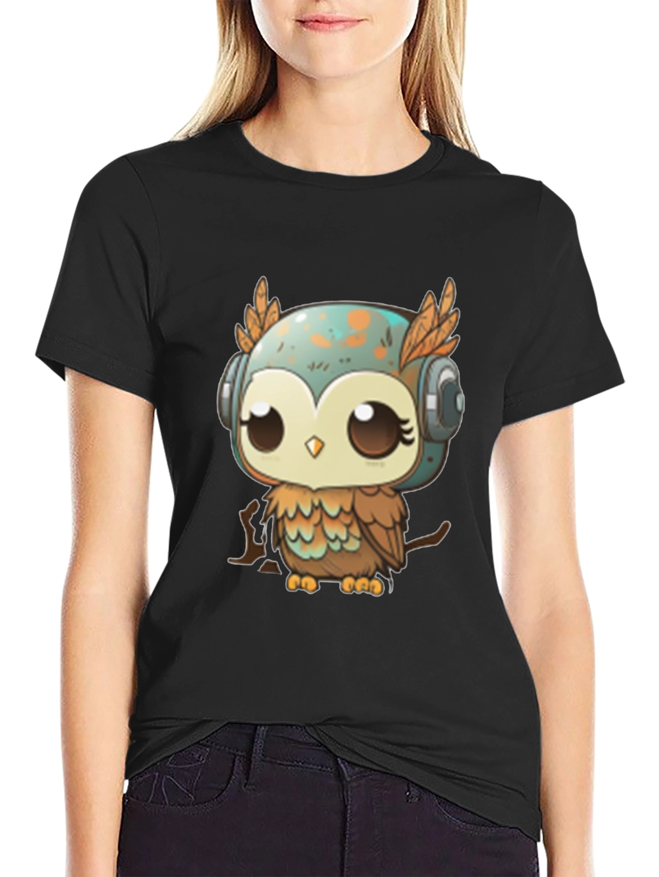 Cartoon Owl T-Shirt - Cute & Stylish Design