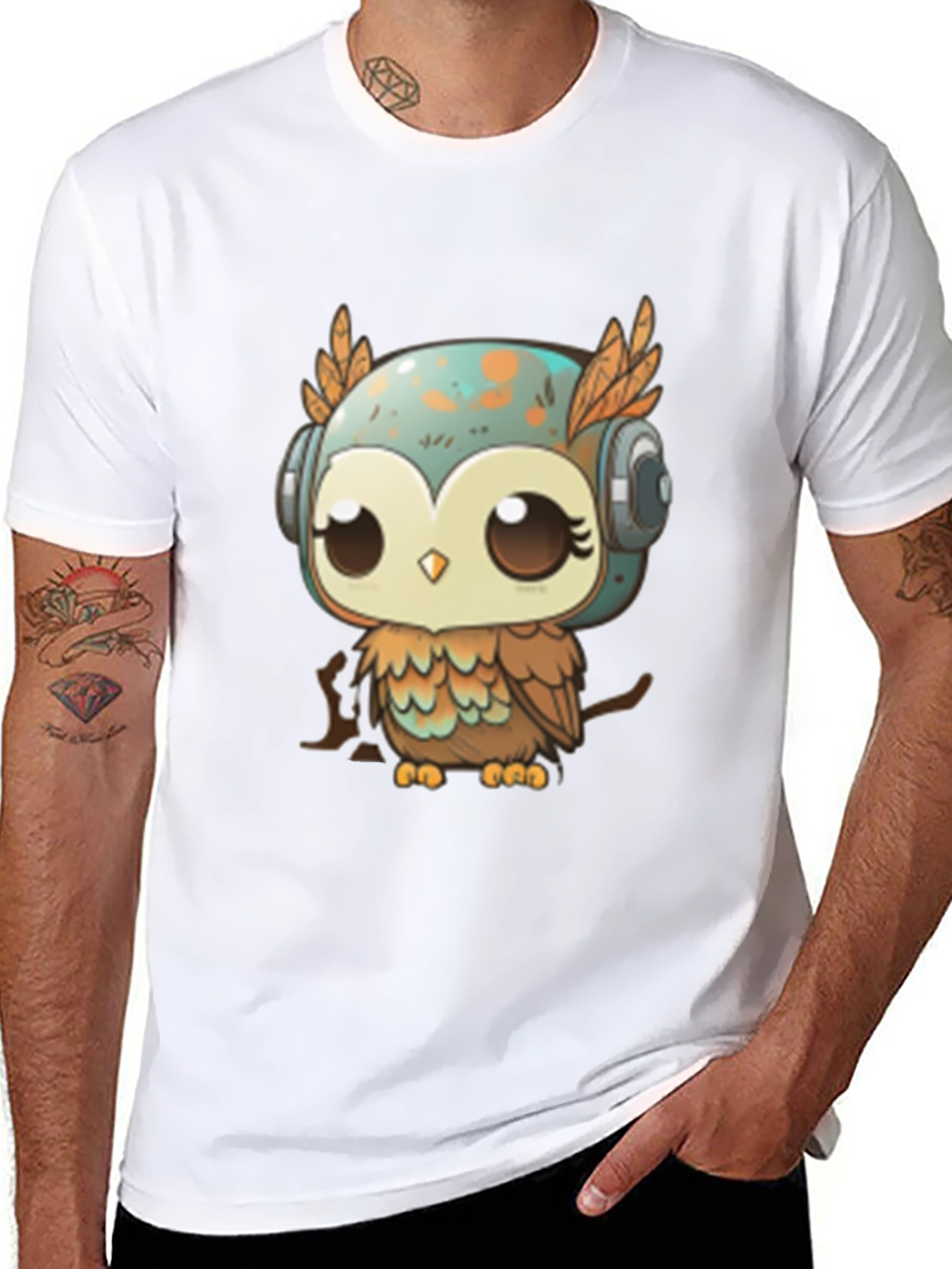 Cartoon Owl T-Shirt - Cute & Stylish Design