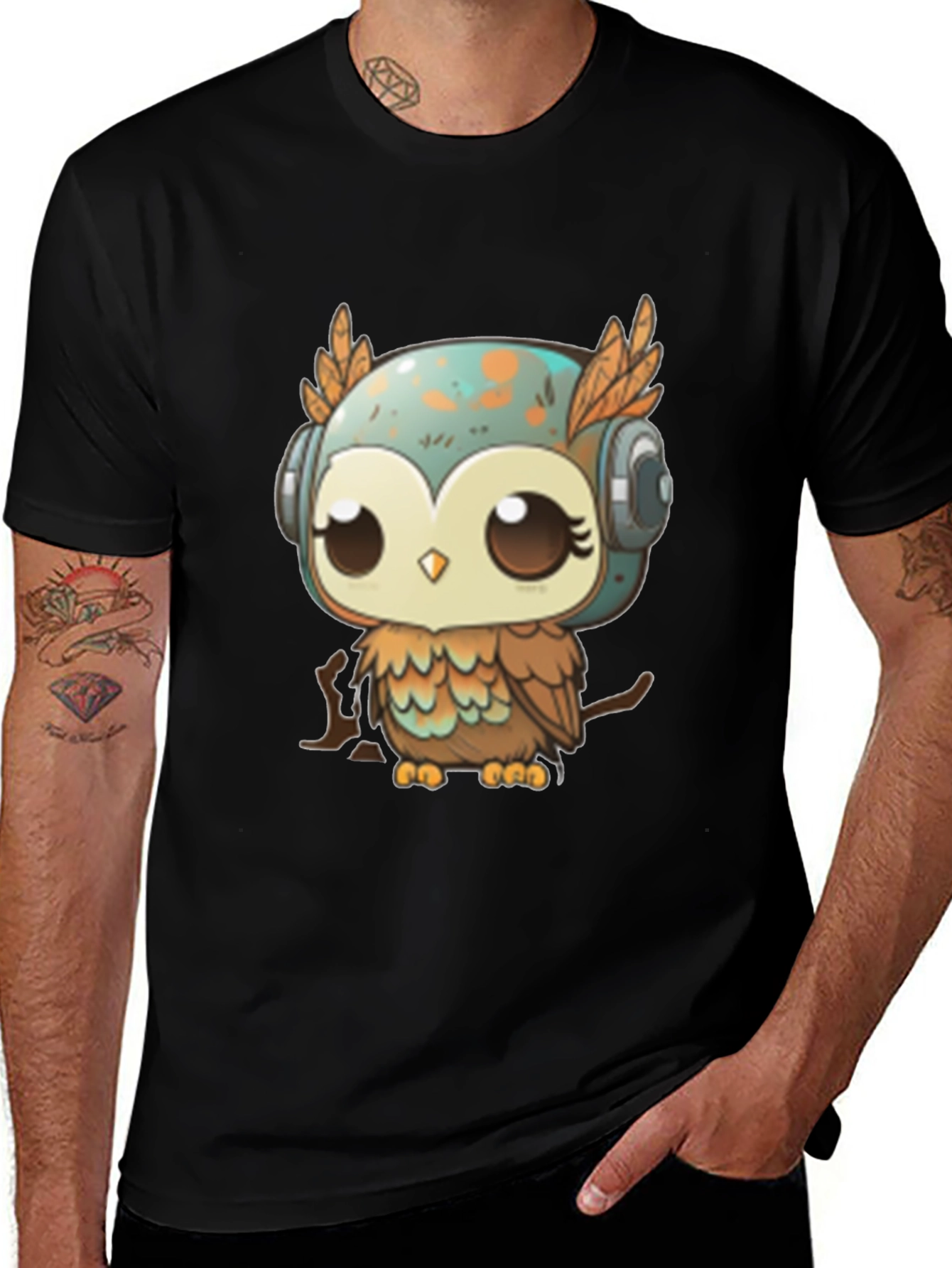 Cartoon Owl T-Shirt - Cute & Stylish Design