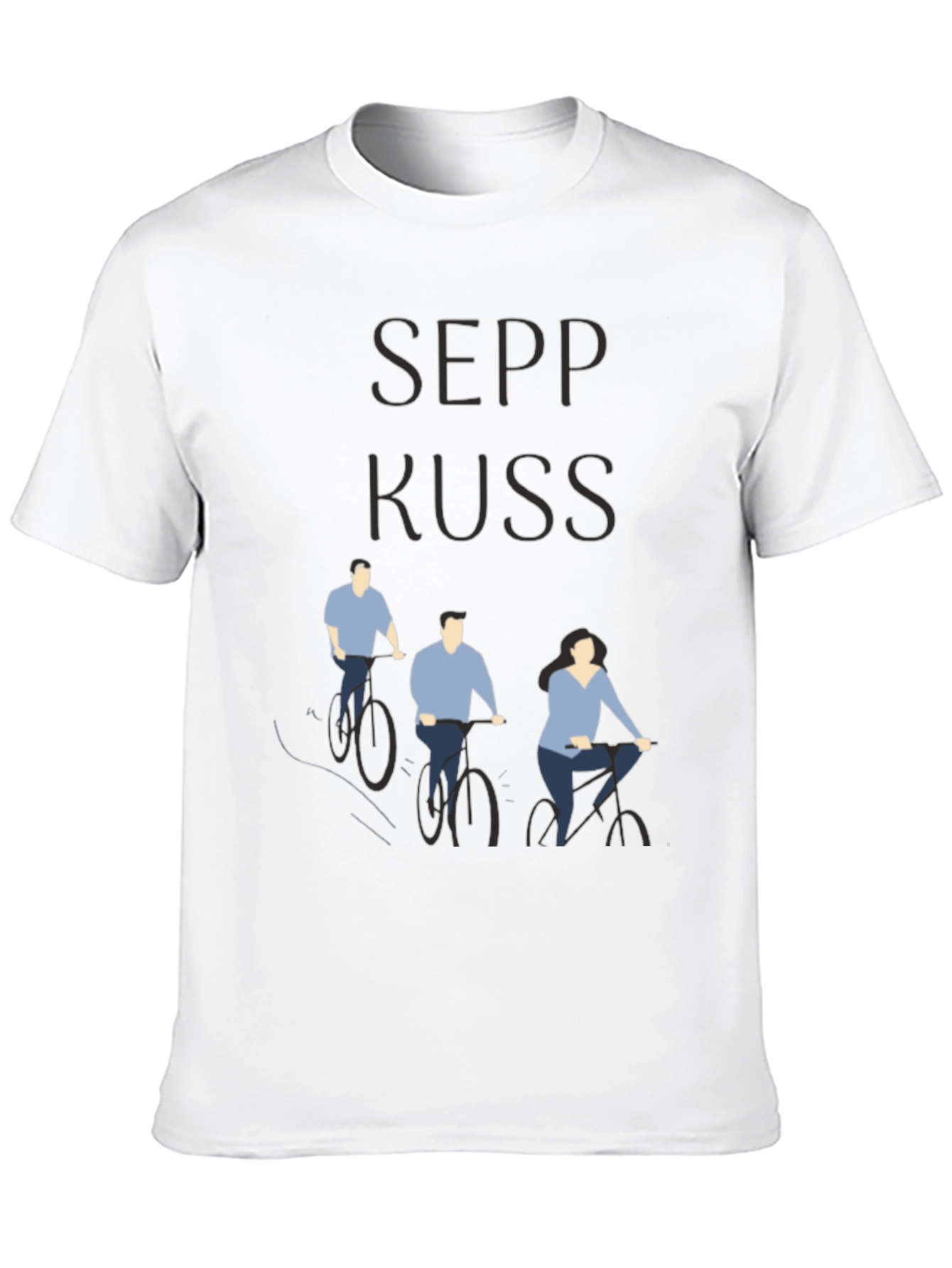 Sepp Kuss Cycling Tee - Black Cotton Graphic T-Shirt