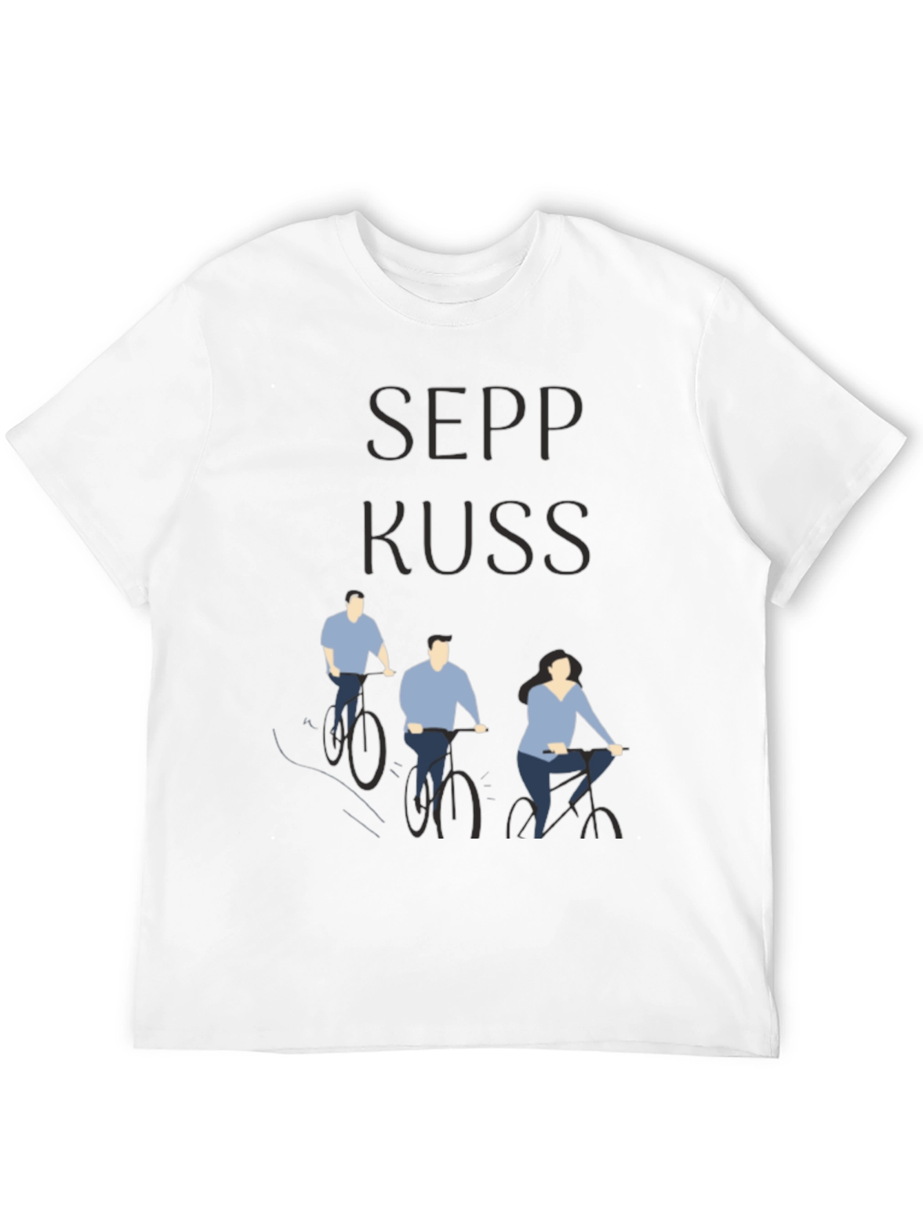 Sepp Kuss Cycling Tee - Black Cotton Graphic T-Shirt