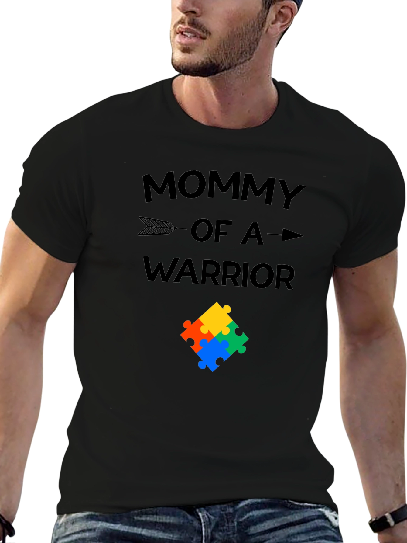 Mommy of a Warrior Autism Awareness T-Shirt