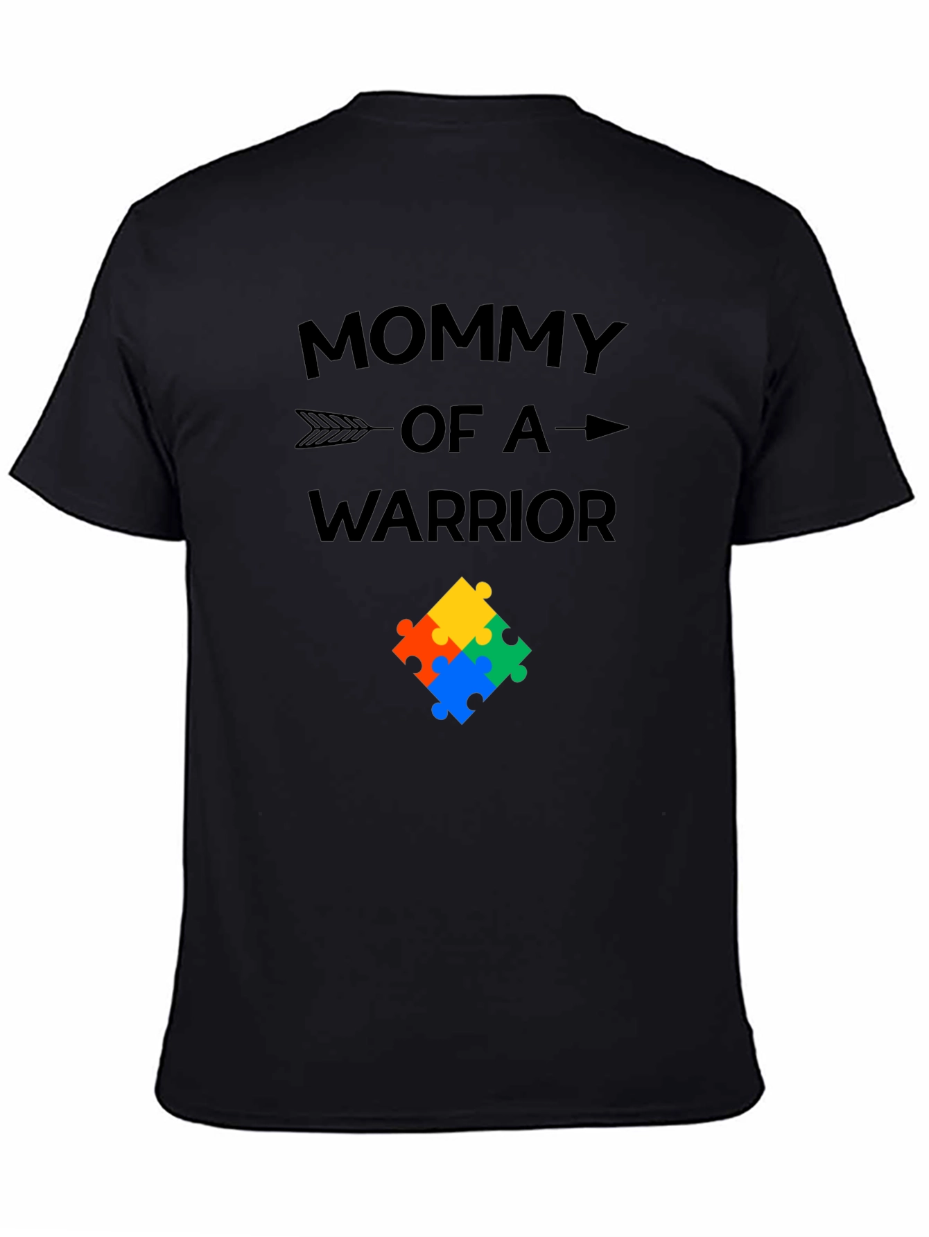 Mommy of a Warrior Autism Awareness T-Shirt