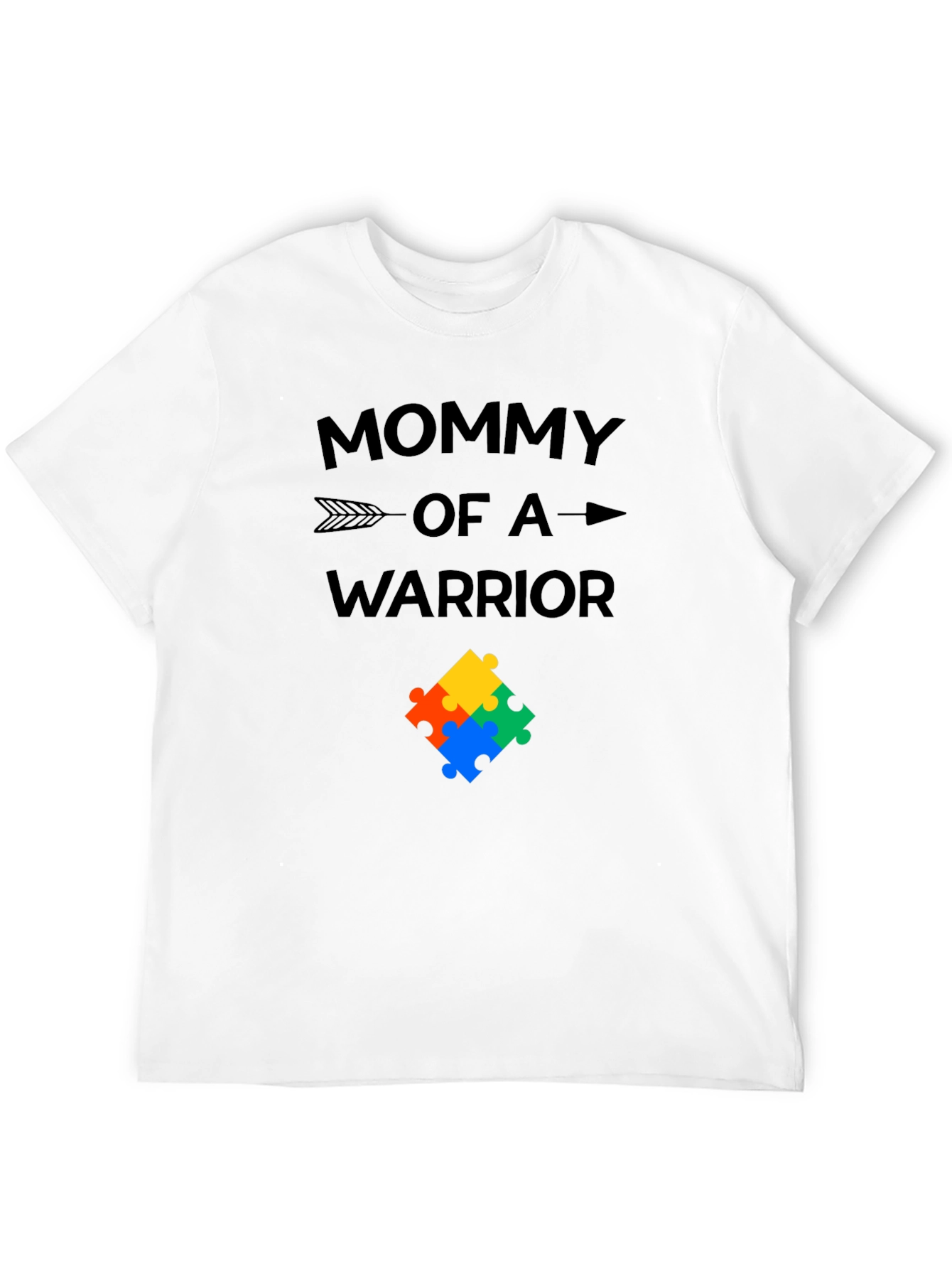 Mommy of a Warrior Autism Awareness T-Shirt