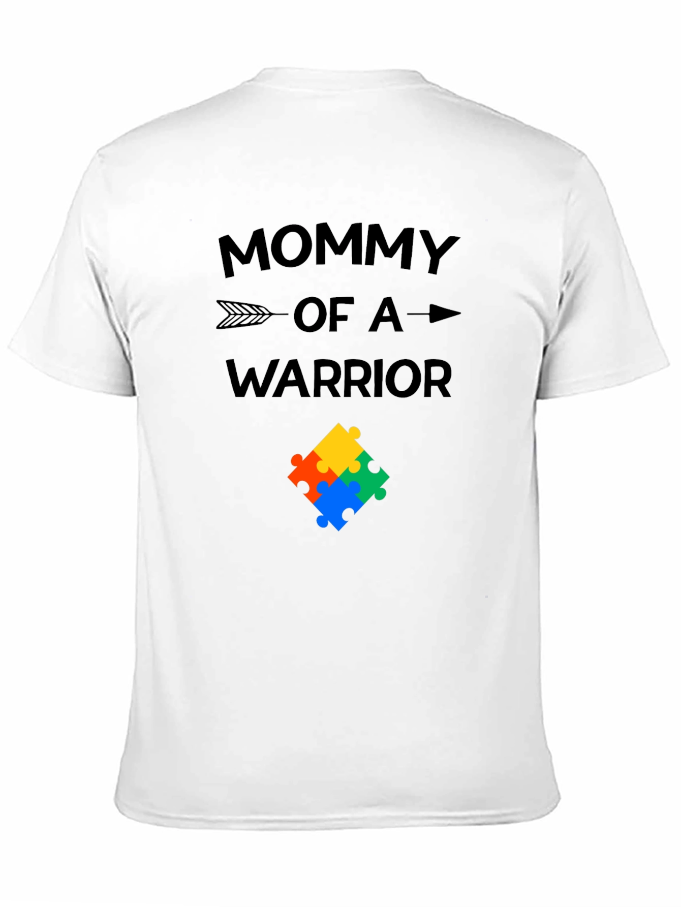 Mommy of a Warrior Autism Awareness T-Shirt