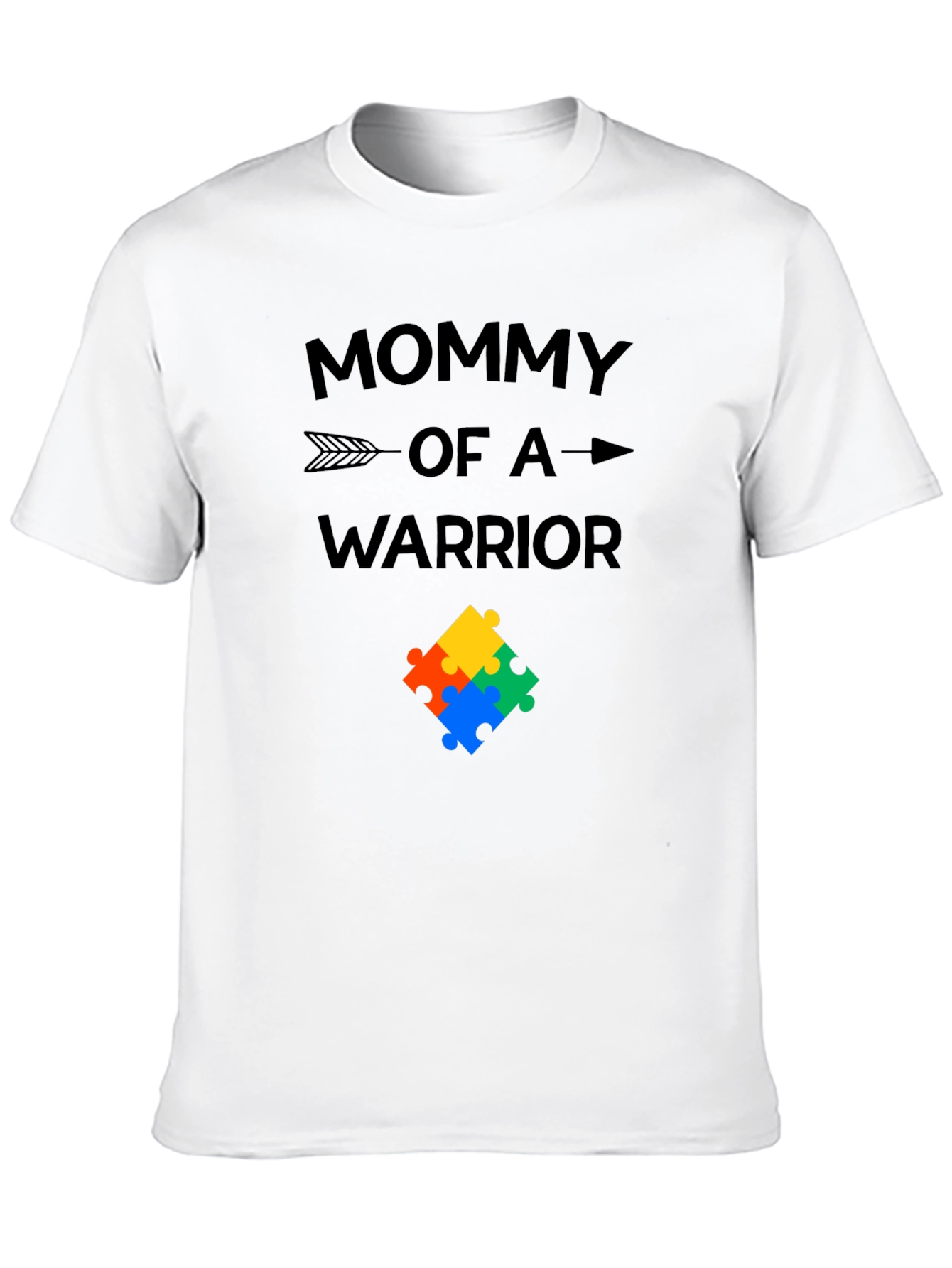 Mommy of a Warrior Autism Awareness T-Shirt