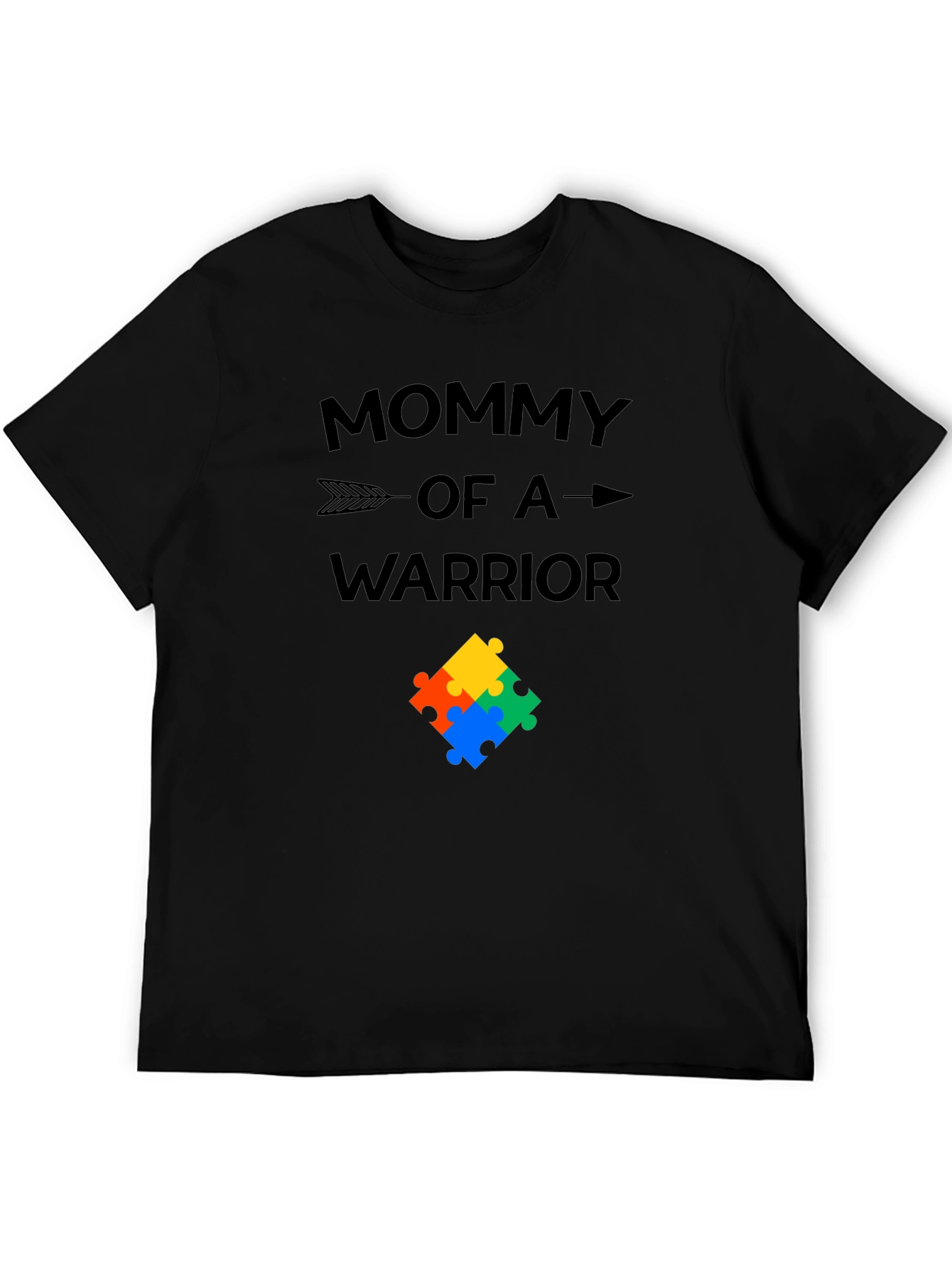 Mommy of a Warrior Autism Awareness T-Shirt