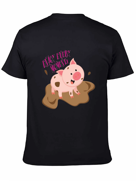 Enjoy Every Moment Pig T-Shirt