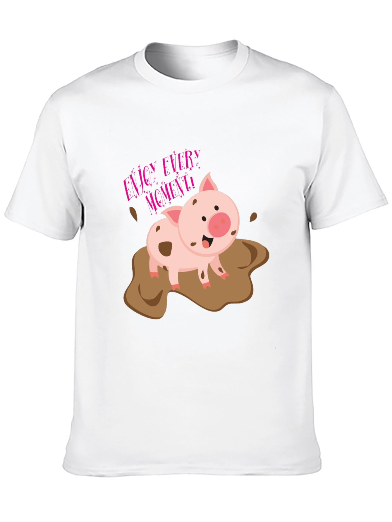 Enjoy Every Moment Pig T-Shirt