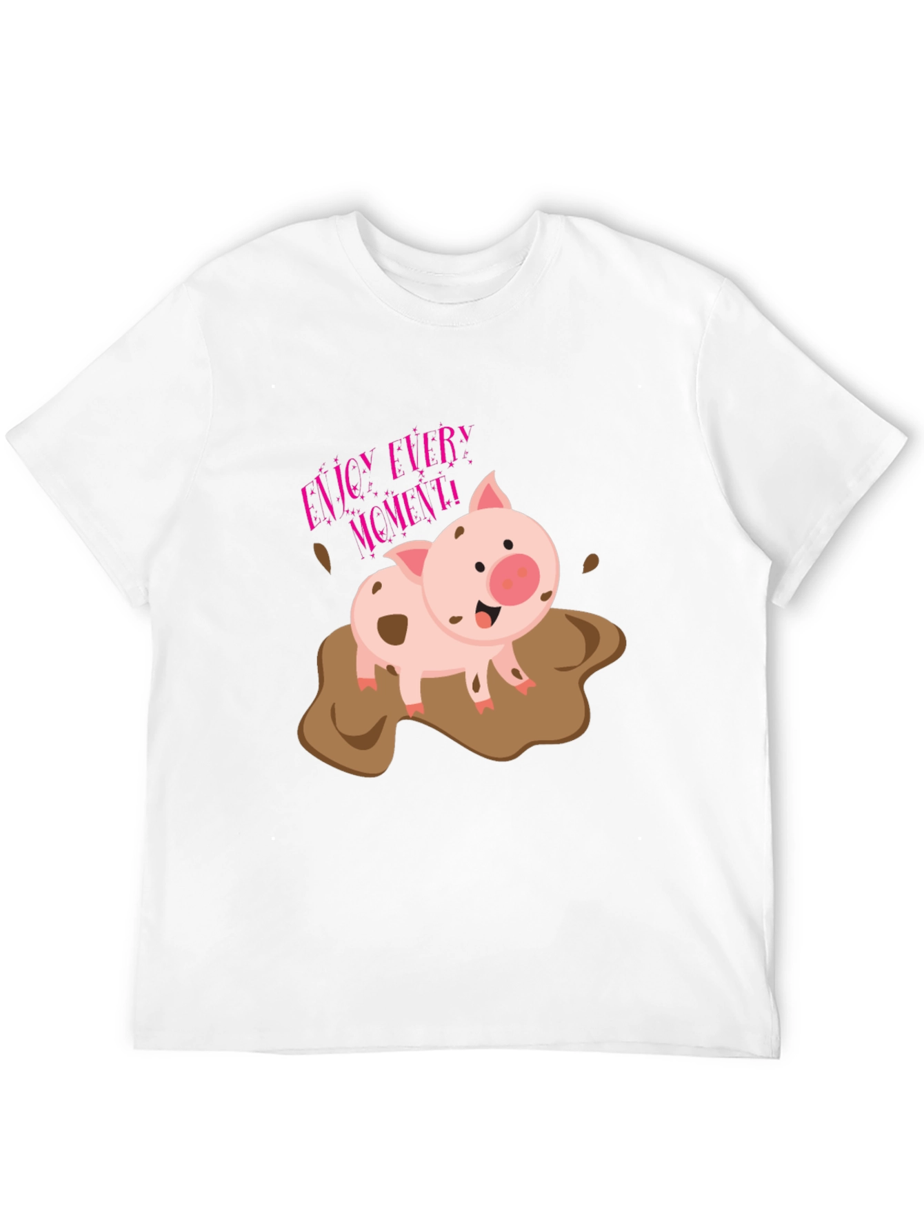 Enjoy Every Moment Pig T-Shirt