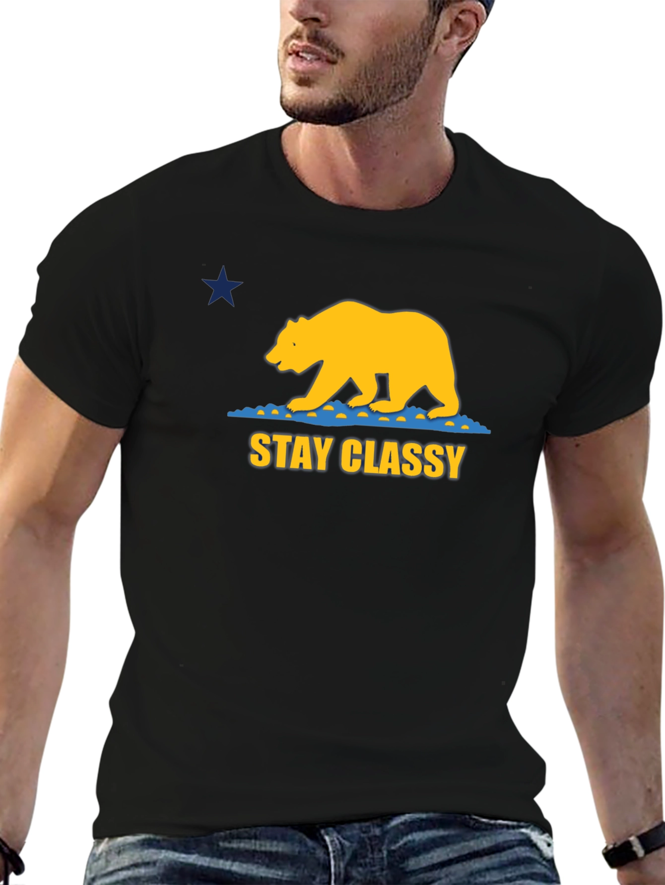 Stay Classy California Bear Graphic Tee