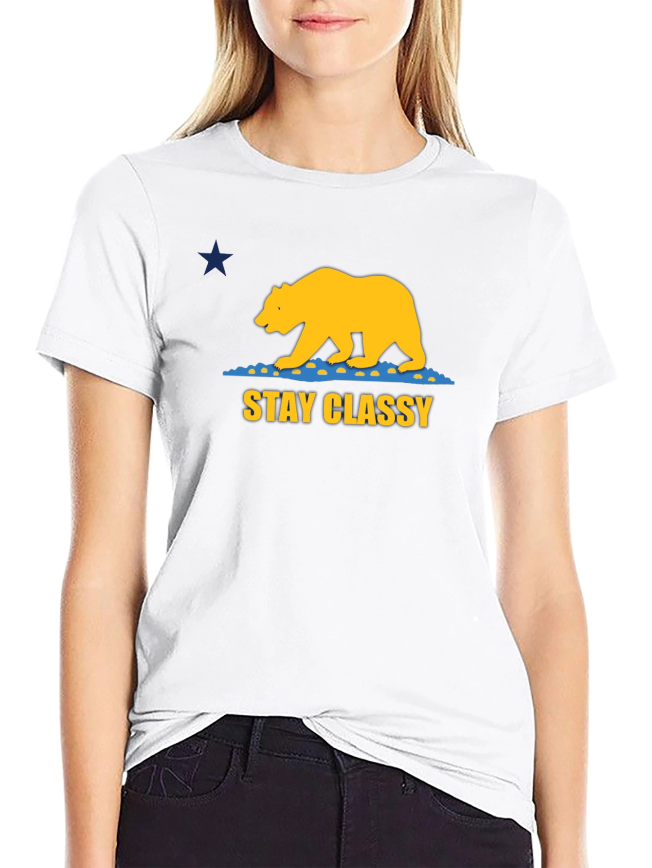 Stay Classy California Bear Graphic Tee