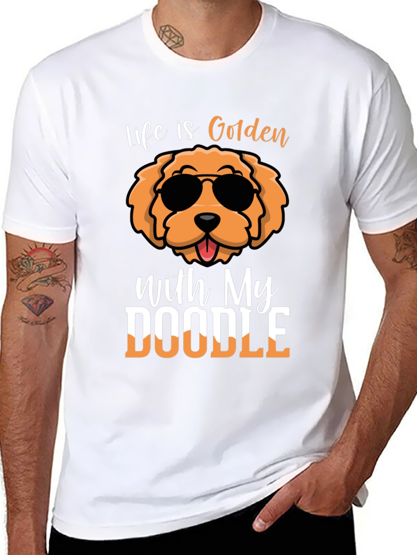 Life is Golden with My Doodle T-Shirt