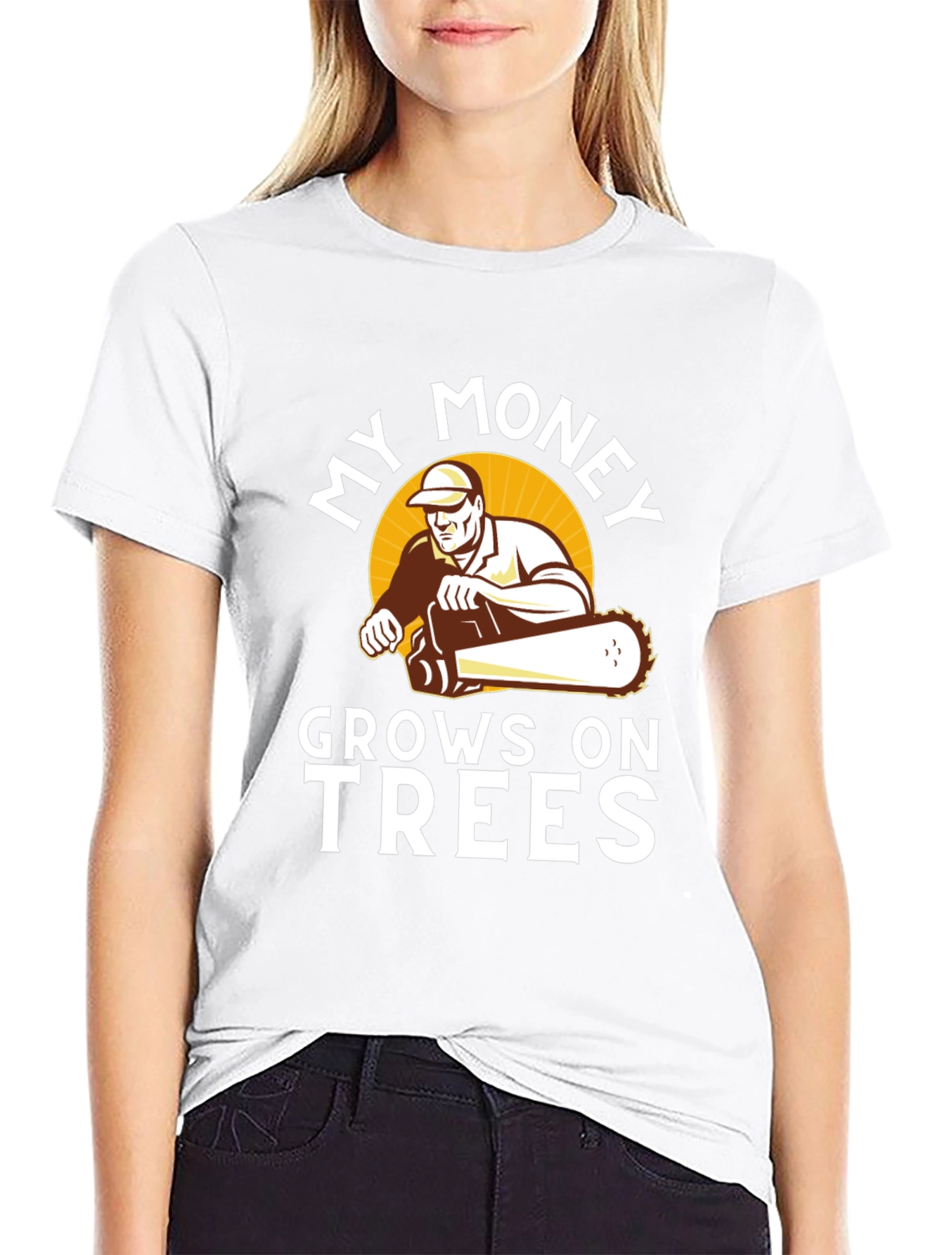 My Money Grows on Trees T-Shirt - Lumberjack Tee
